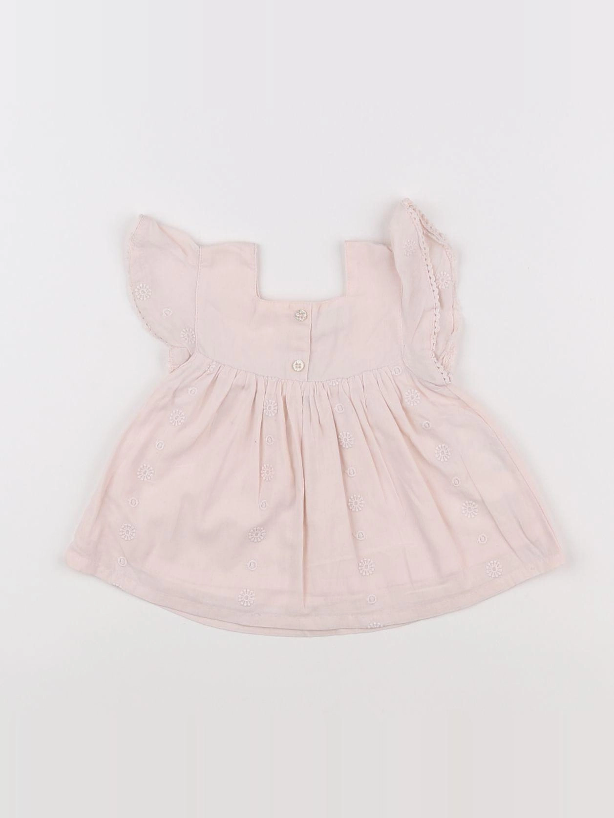Tape à l'oeil - robe rose - 6 mois