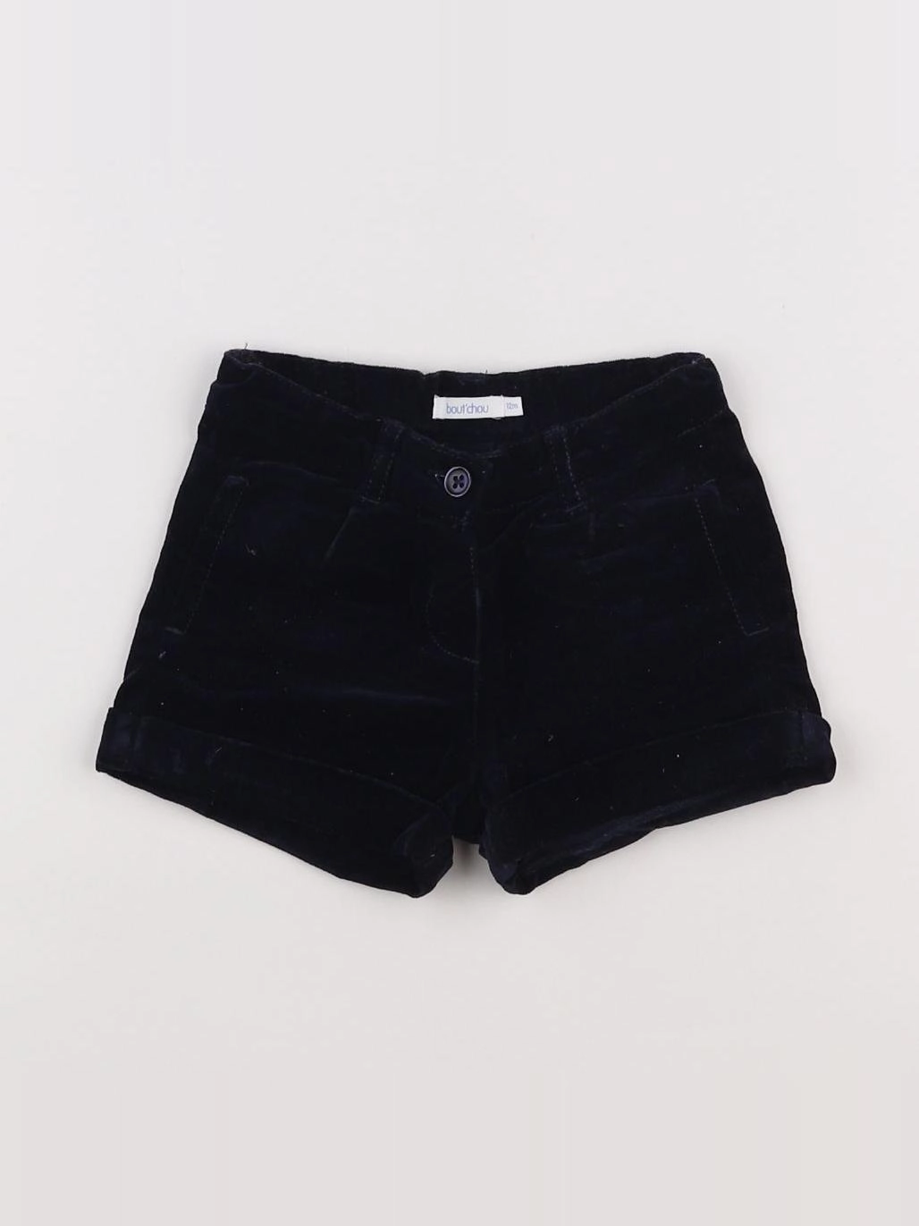Boutchou - short bleu - 12 mois