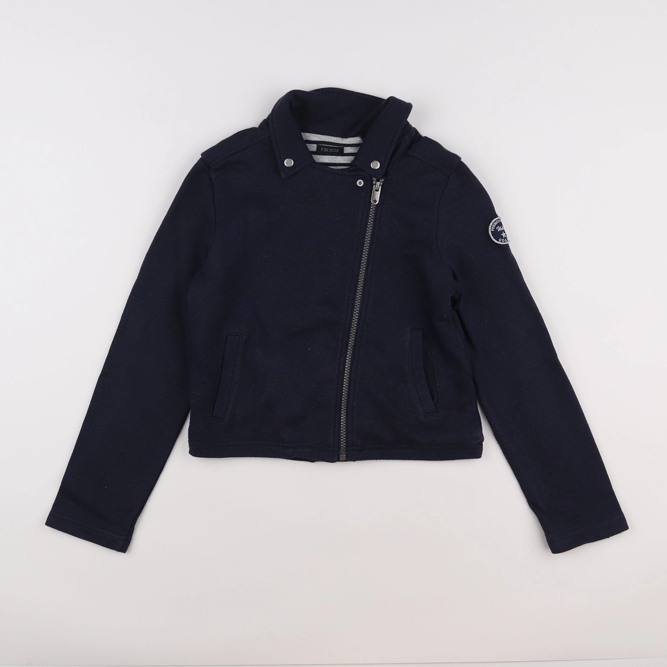 IKKS - veste bleu, argent - 10 ans