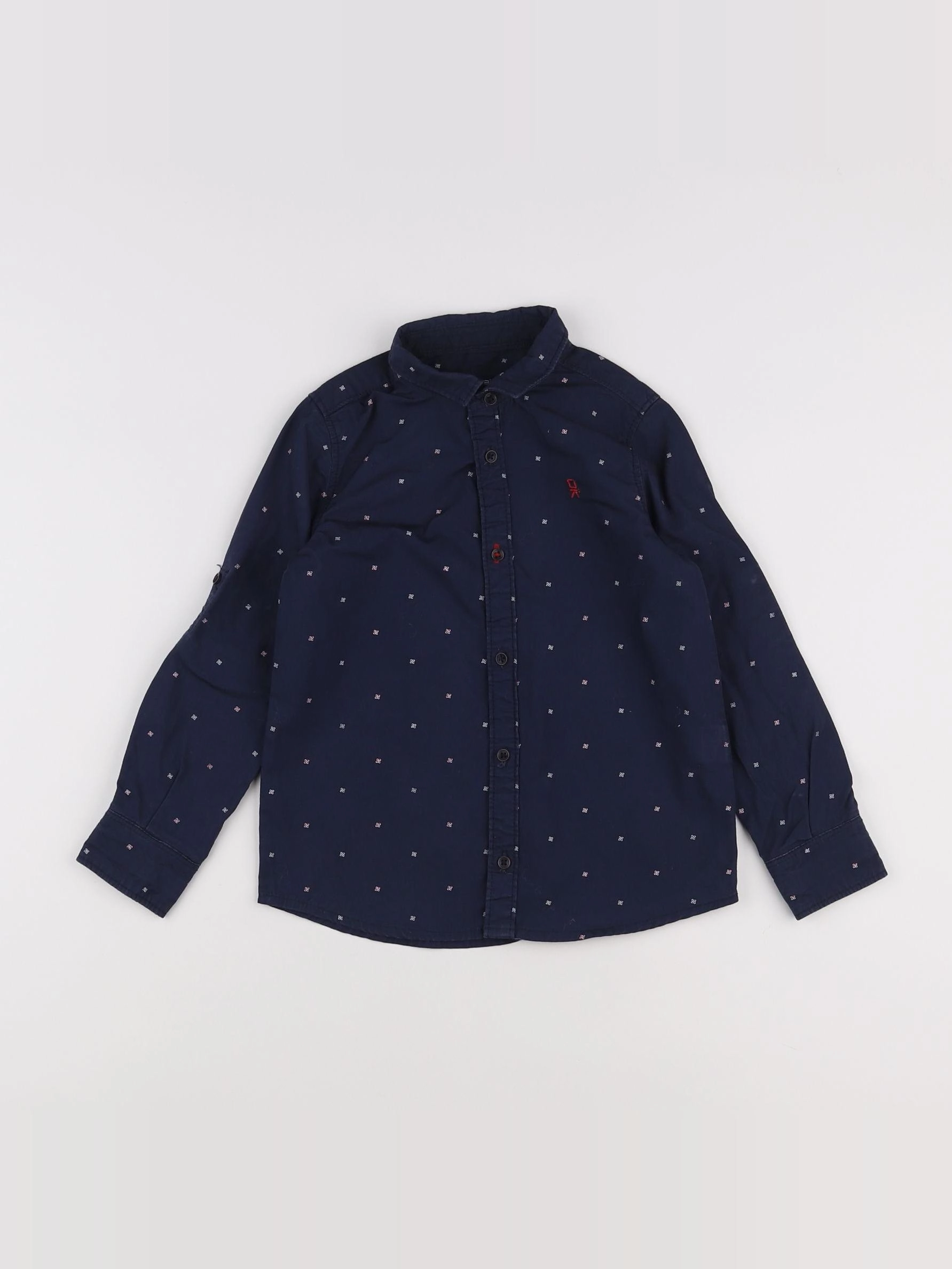 Okaidi - chemise bleu - 4 ans