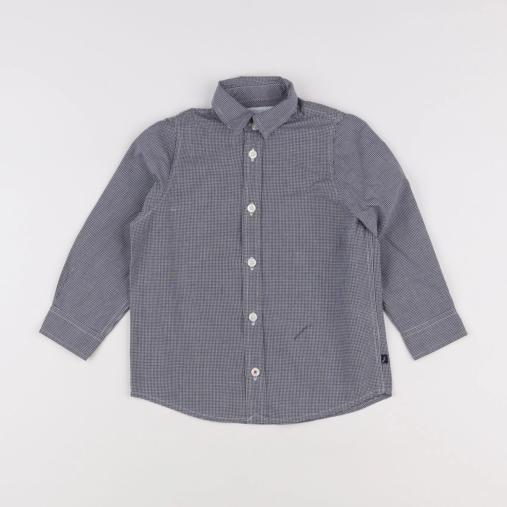 Jacadi - chemise blanc, bleu - 3 ans