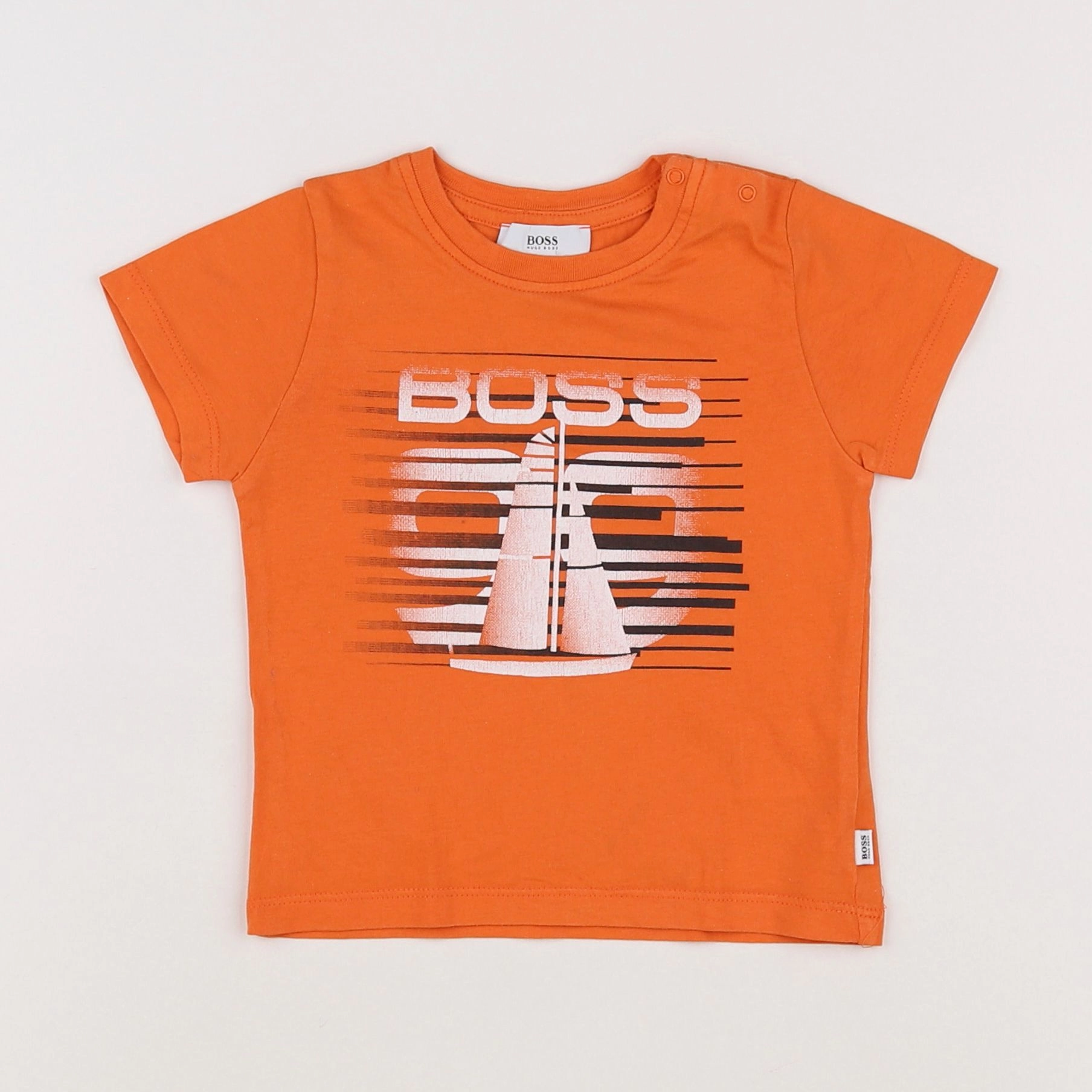 Hugo Boss - tee-shirt orange - 9 mois