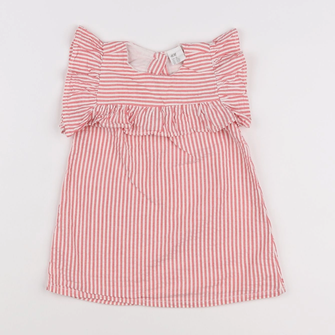H&M - robe rouge - 3/6 mois