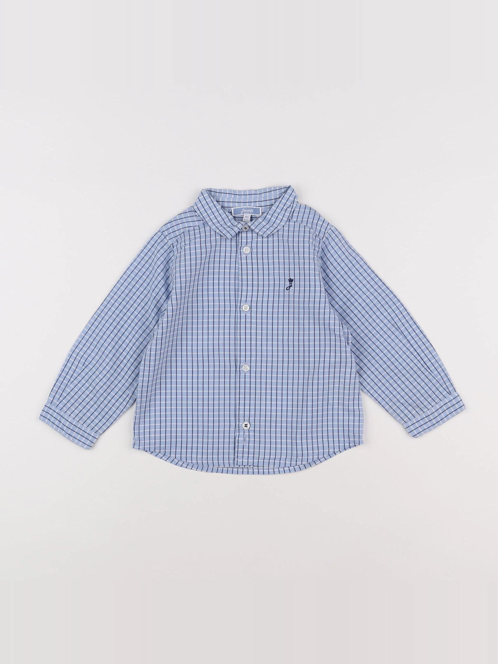 Jacadi - chemise bleu - 18 mois