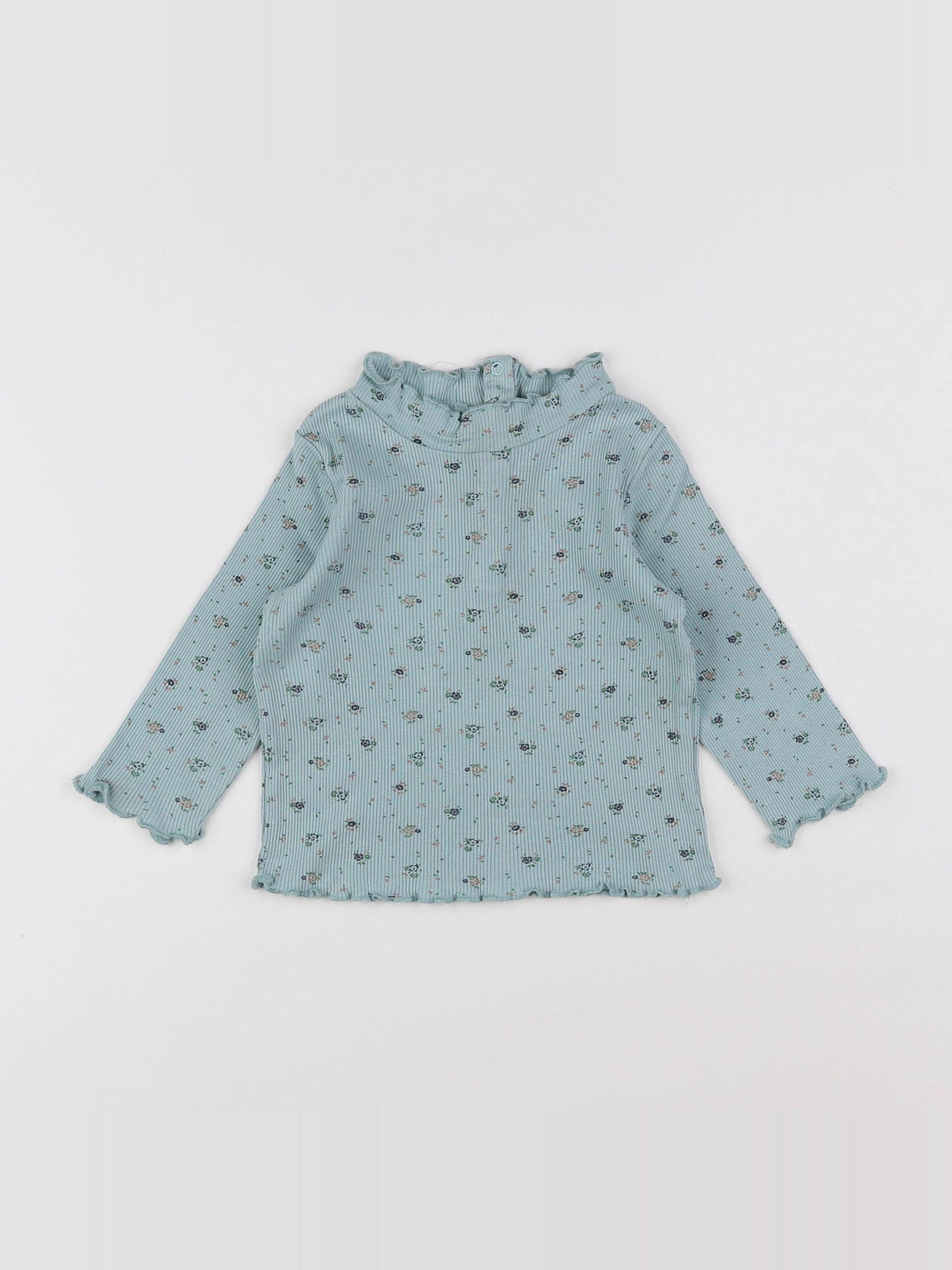 Boutchou - tee-shirt vert - 12 mois