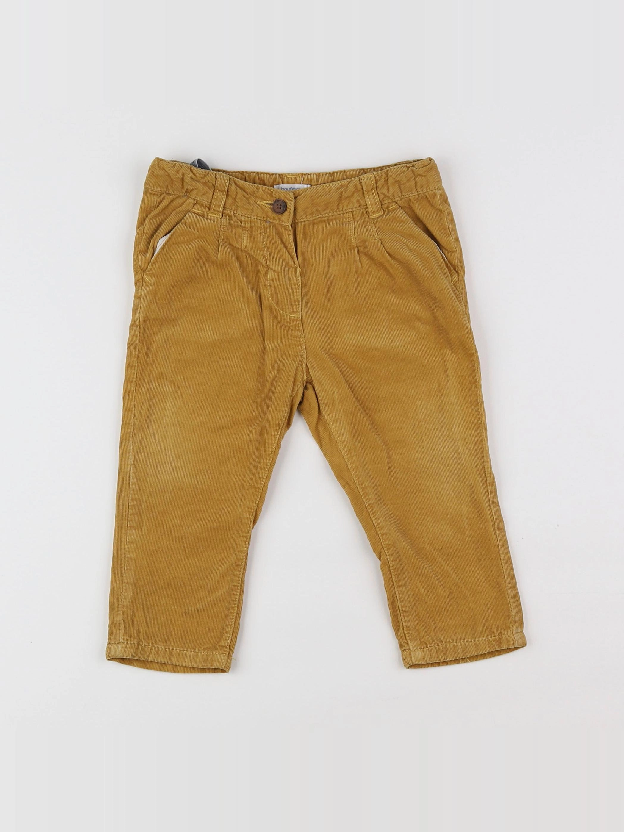 Boutchou - pantalon jaune - 12 mois