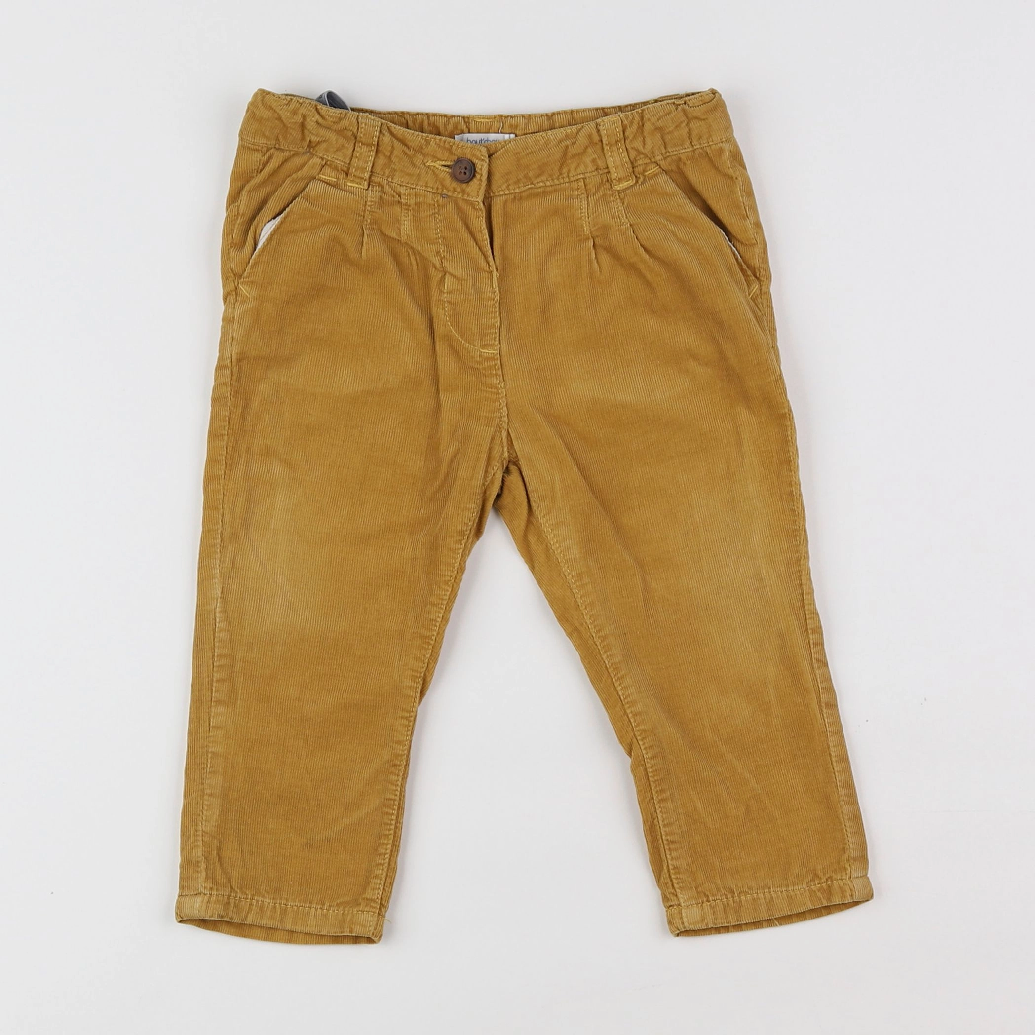 Boutchou - pantalon jaune - 12 mois