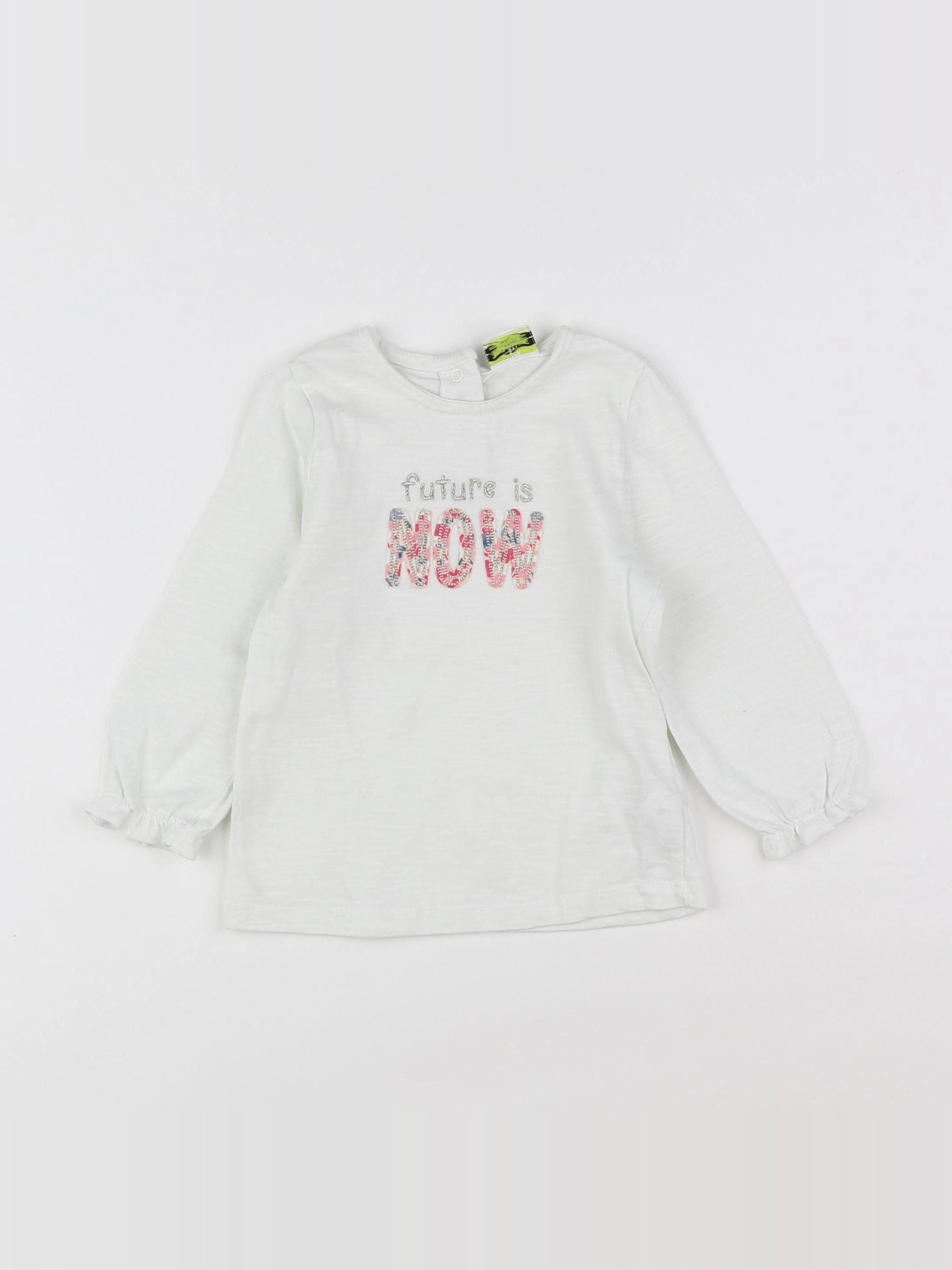 Tape à l'oeil - tee-shirt blanc - 18 mois