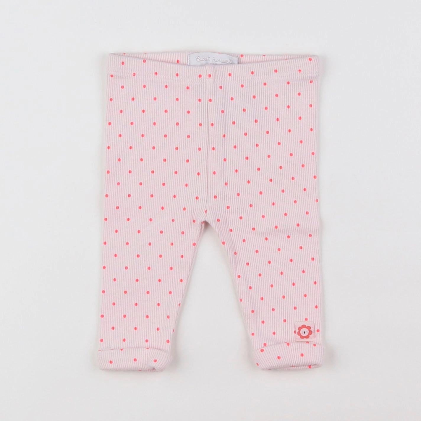 Cadet Rousselle - legging rose - 3 mois