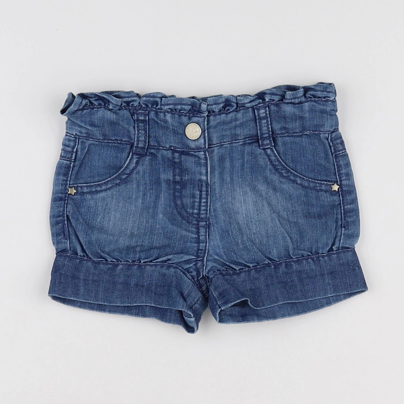 Tape à l'oeil - short bleu - 12 mois