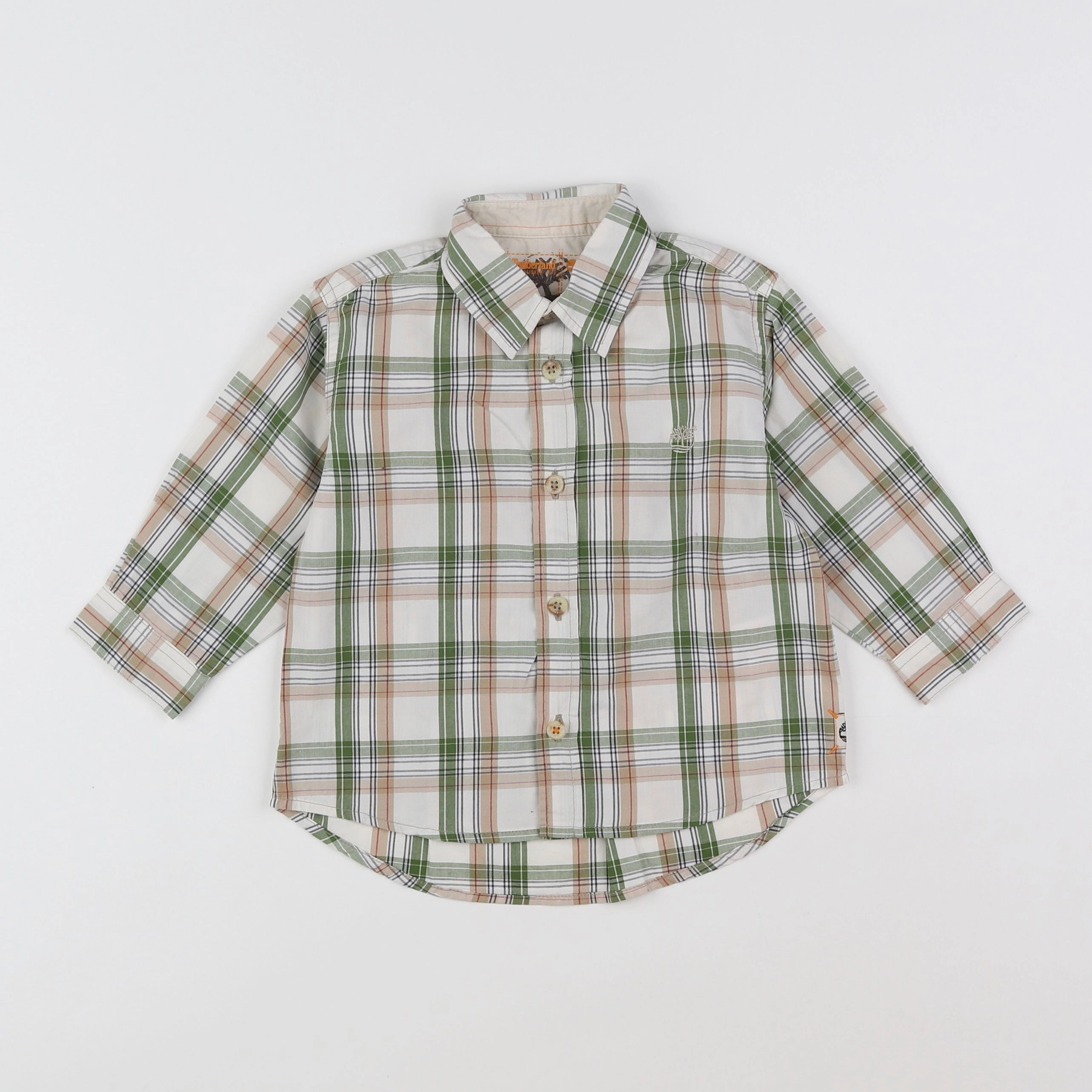 Timberland - chemise blanc, vert - 12 mois