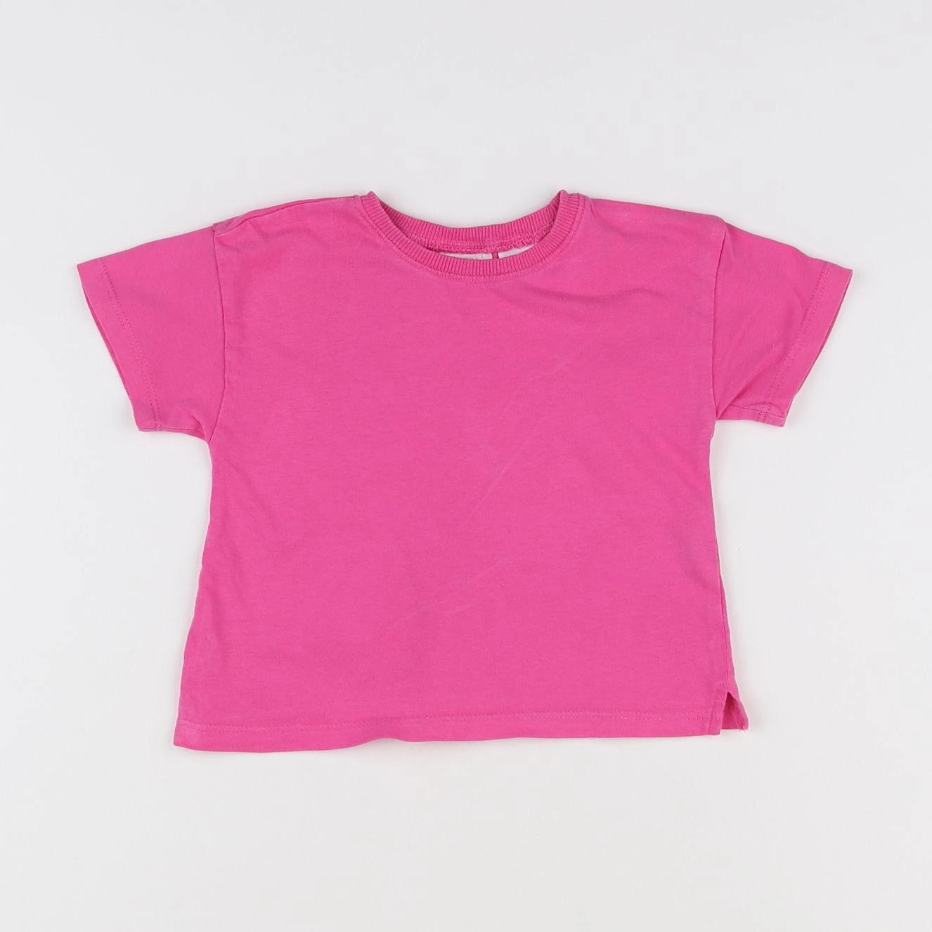 Zara - tee-shirt rose - 6/9 mois