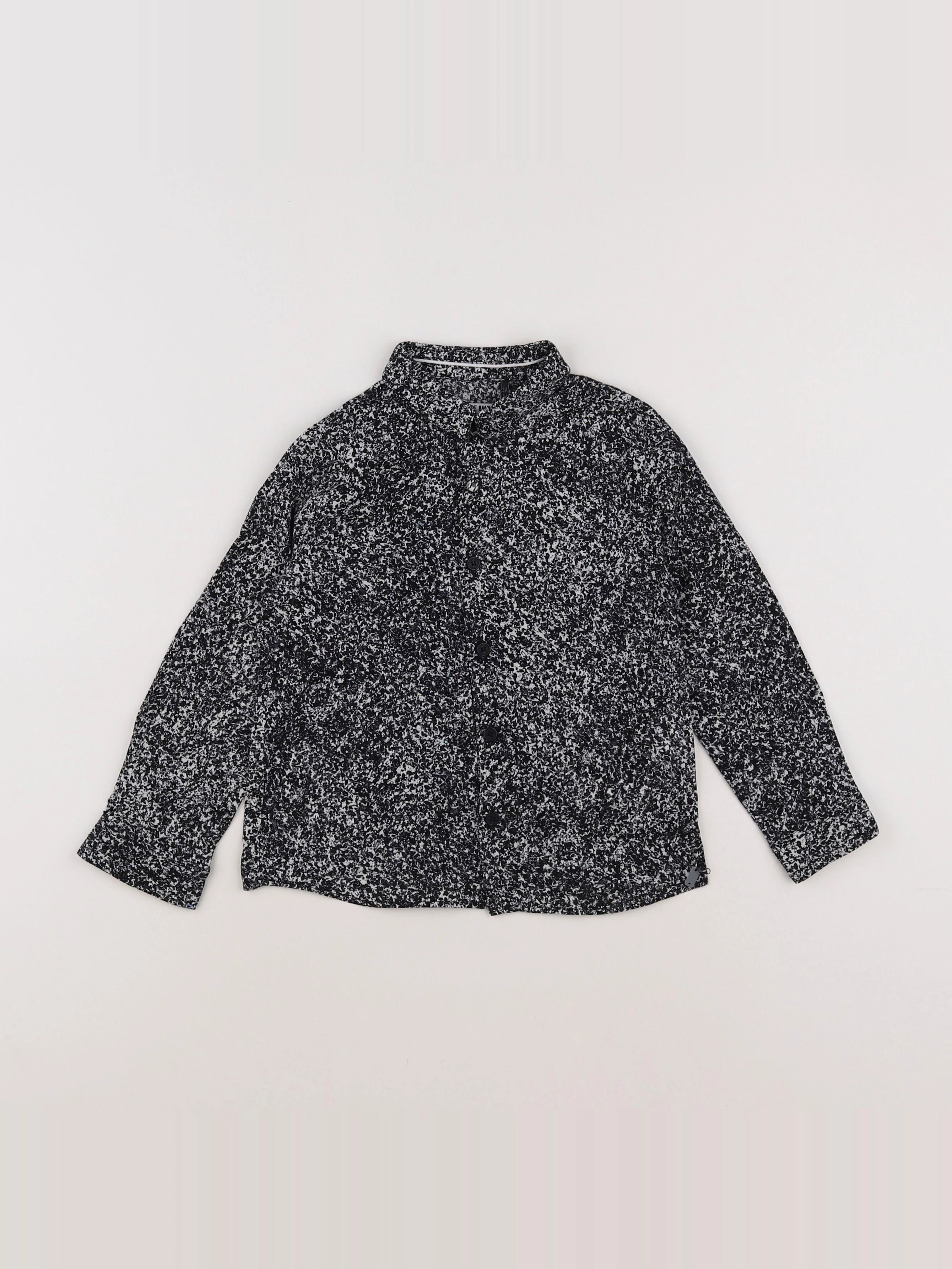 IKKS - chemise blanc, noir - 3 ans