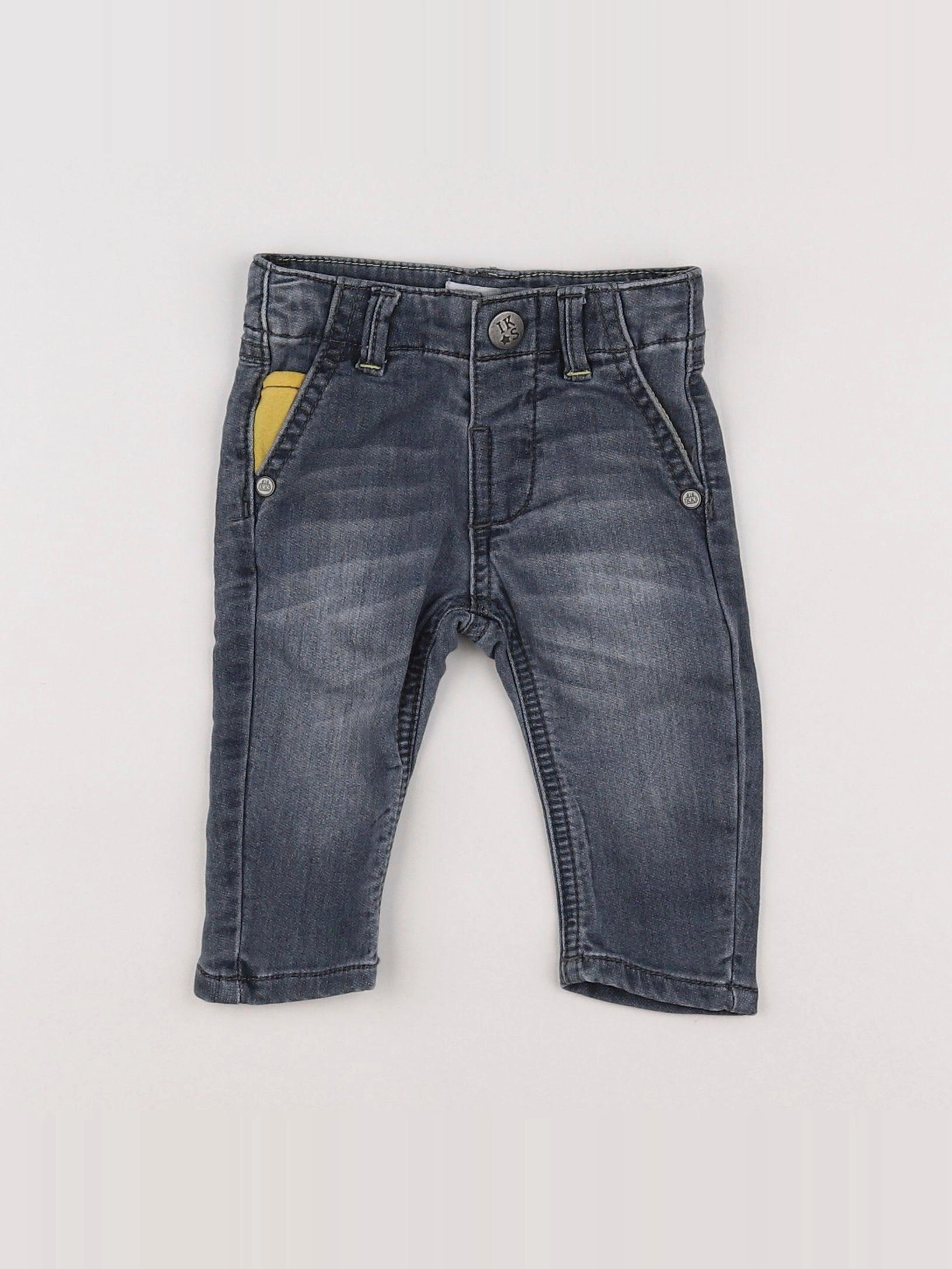 IKKS - jean gris - 3 mois