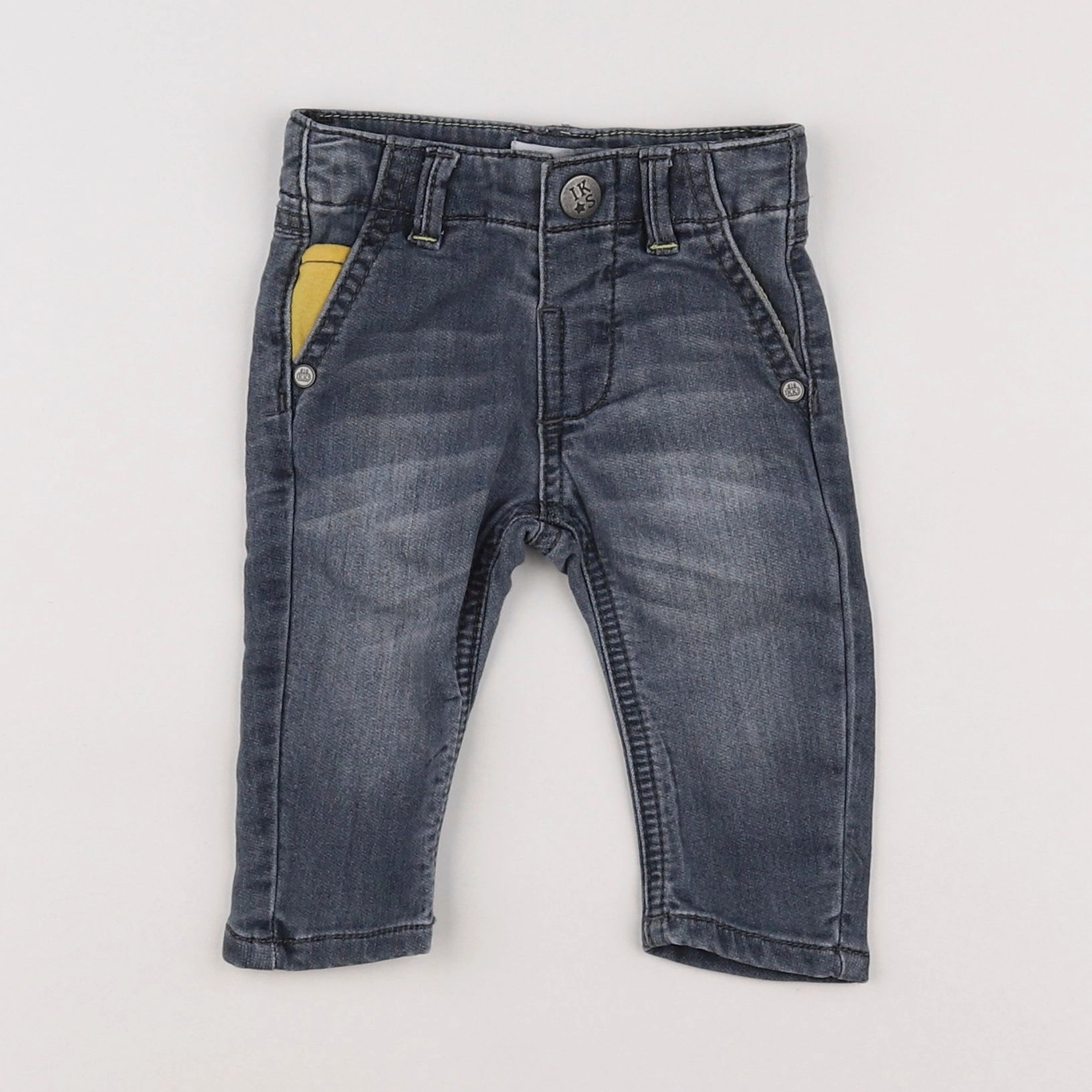 IKKS - jean gris - 3 mois