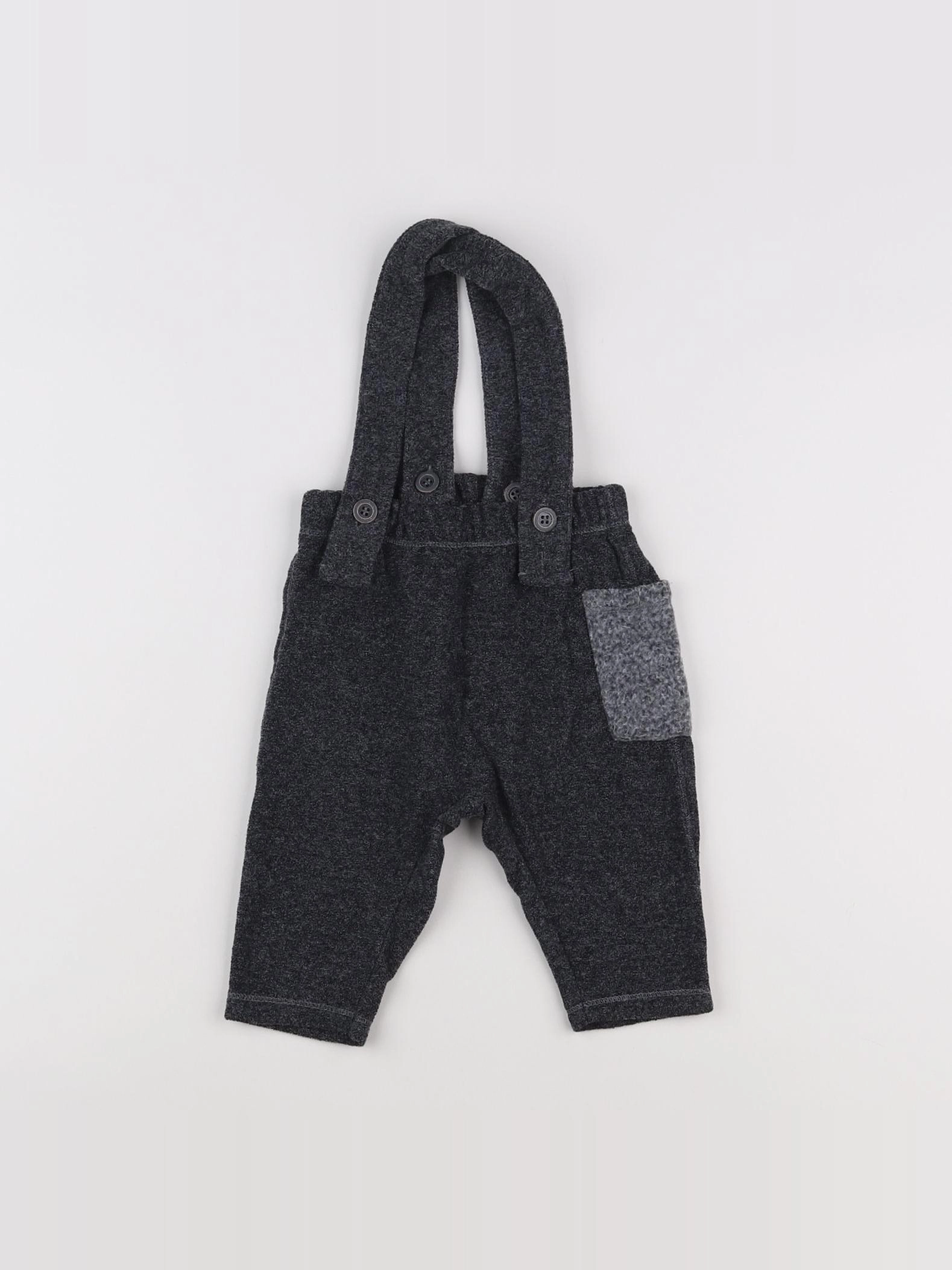 Zara - pantalon gris - 6/9 mois