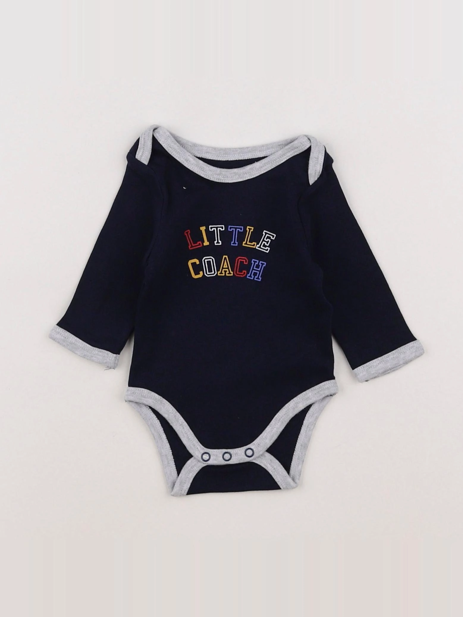 Vertbaudet - body bleu - 1 mois