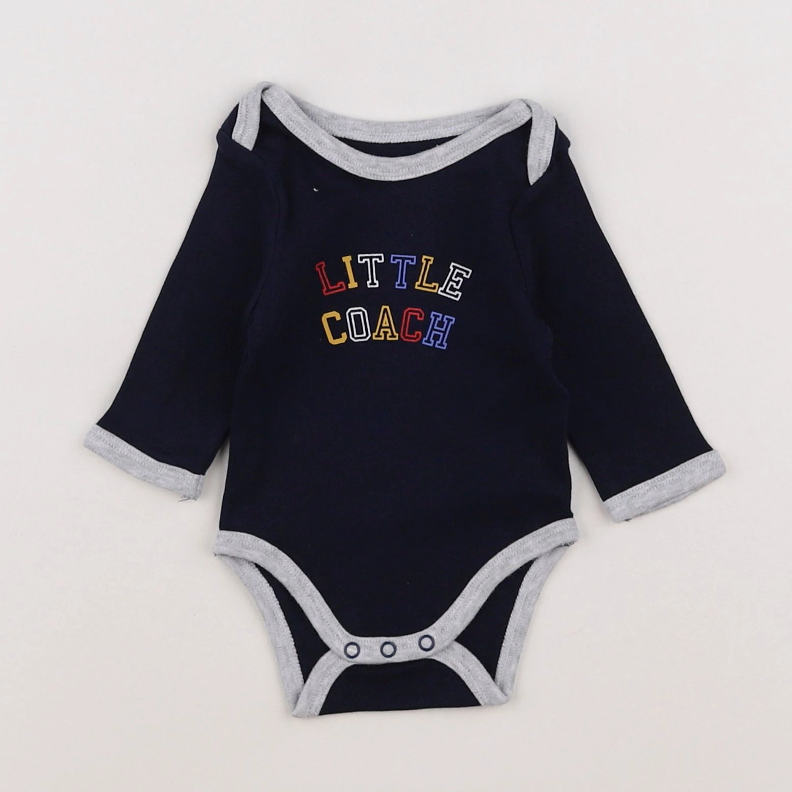 Vertbaudet - body bleu - 1 mois