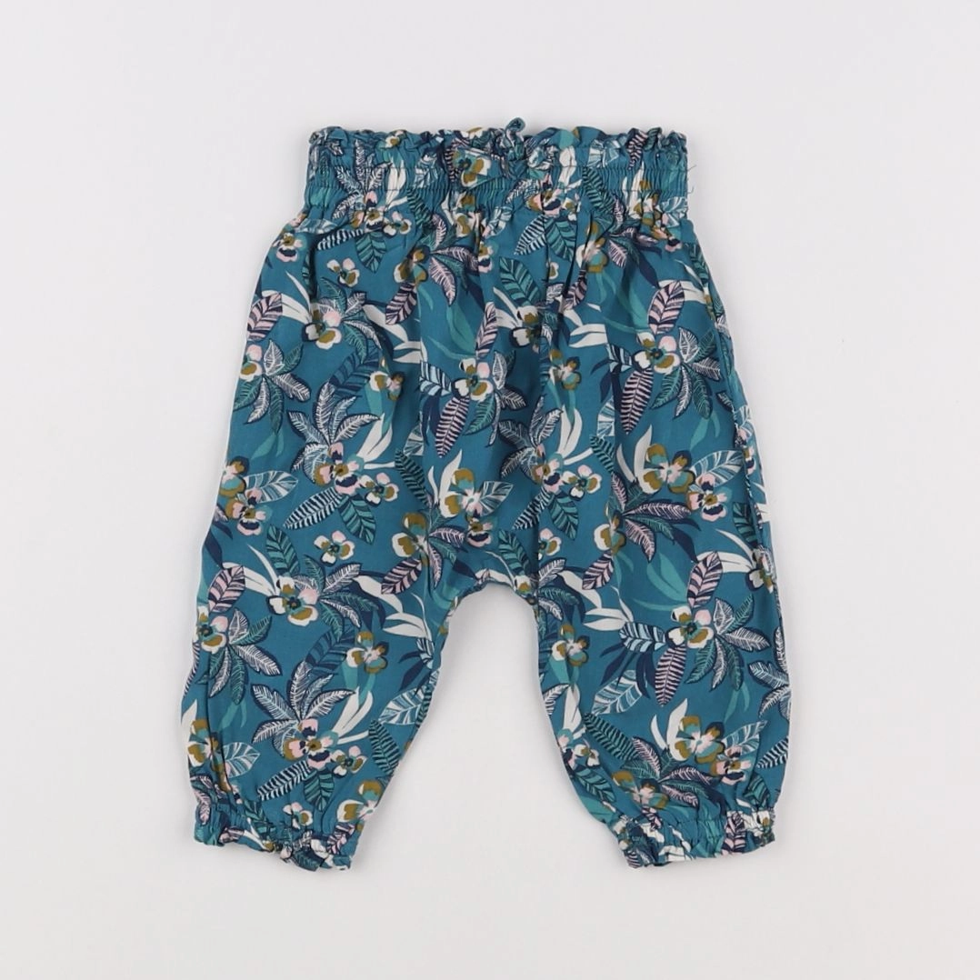 Vertbaudet - pantalon bleu - 3 mois