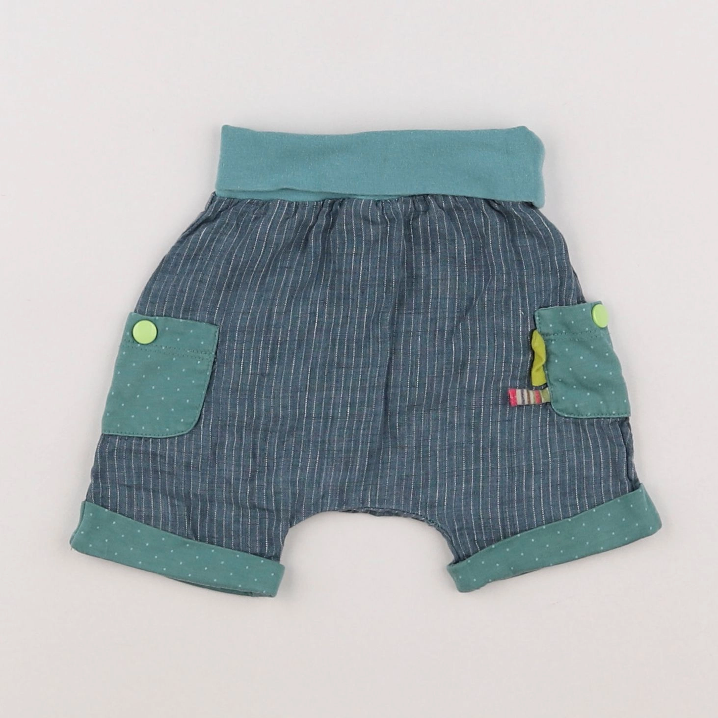 Moulin Roty - short bleu - 3 mois