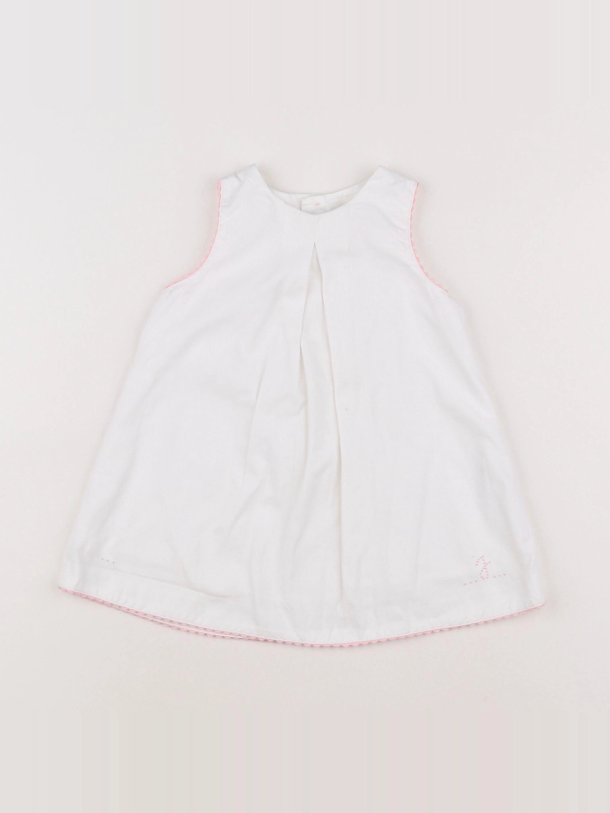 Jacadi - robe blanc - 12 mois