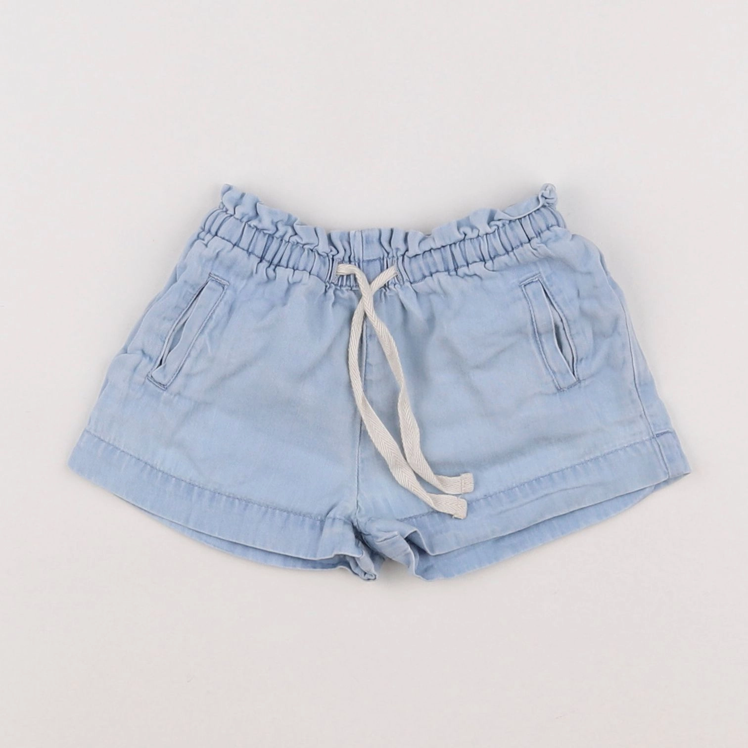 Boutchou - short bleu - 9 mois