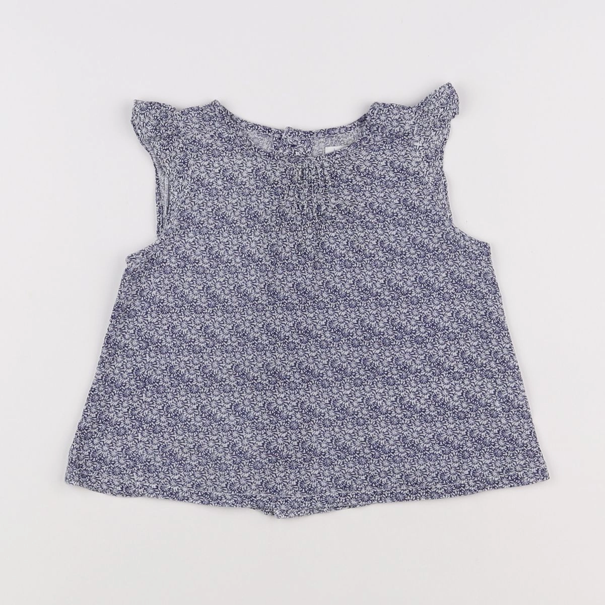 Boutchou - blouse bleu - 9 mois