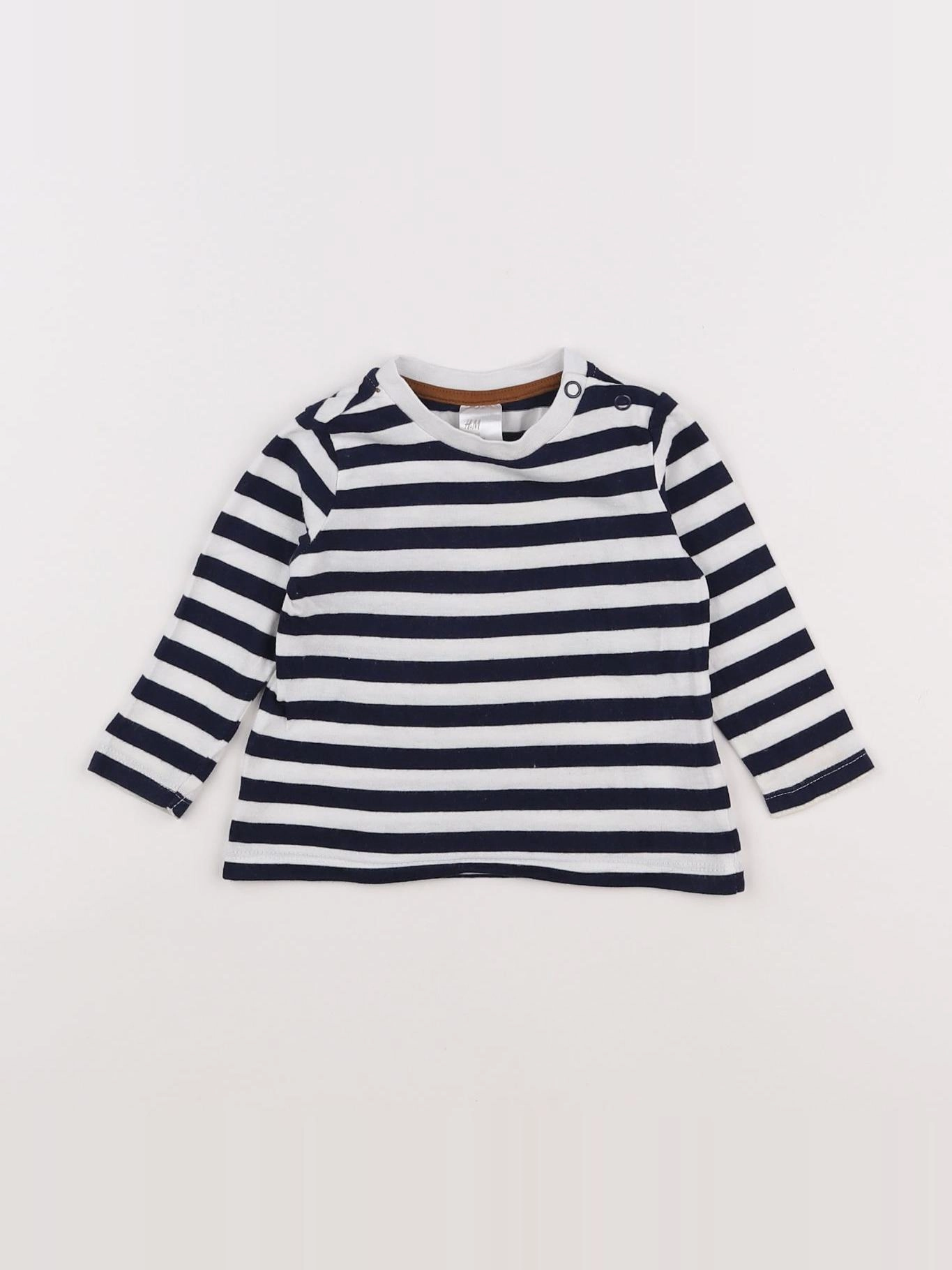 H&M - tee-shirt blanc - 6 mois