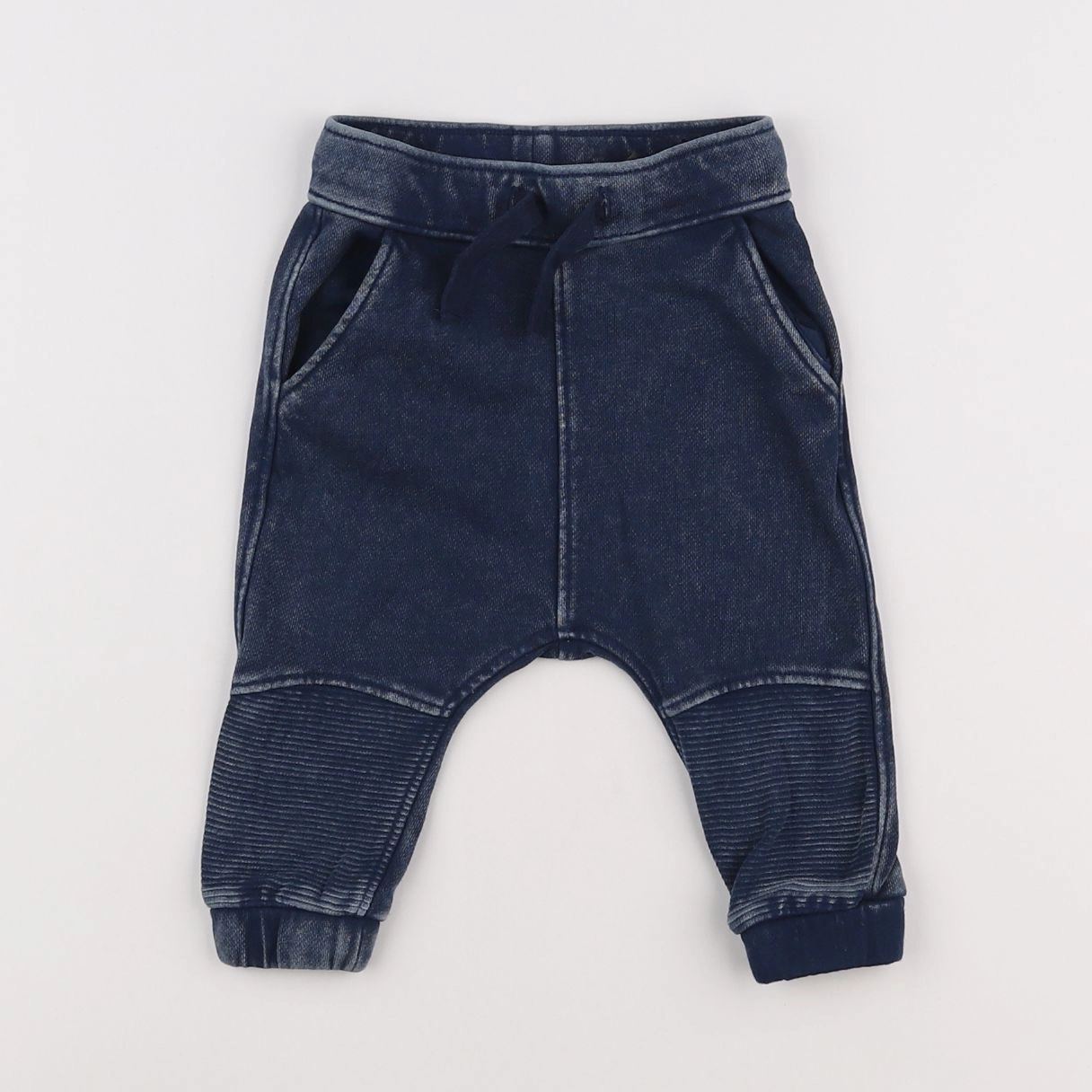 H&M - sarouel bleu - 6 mois
