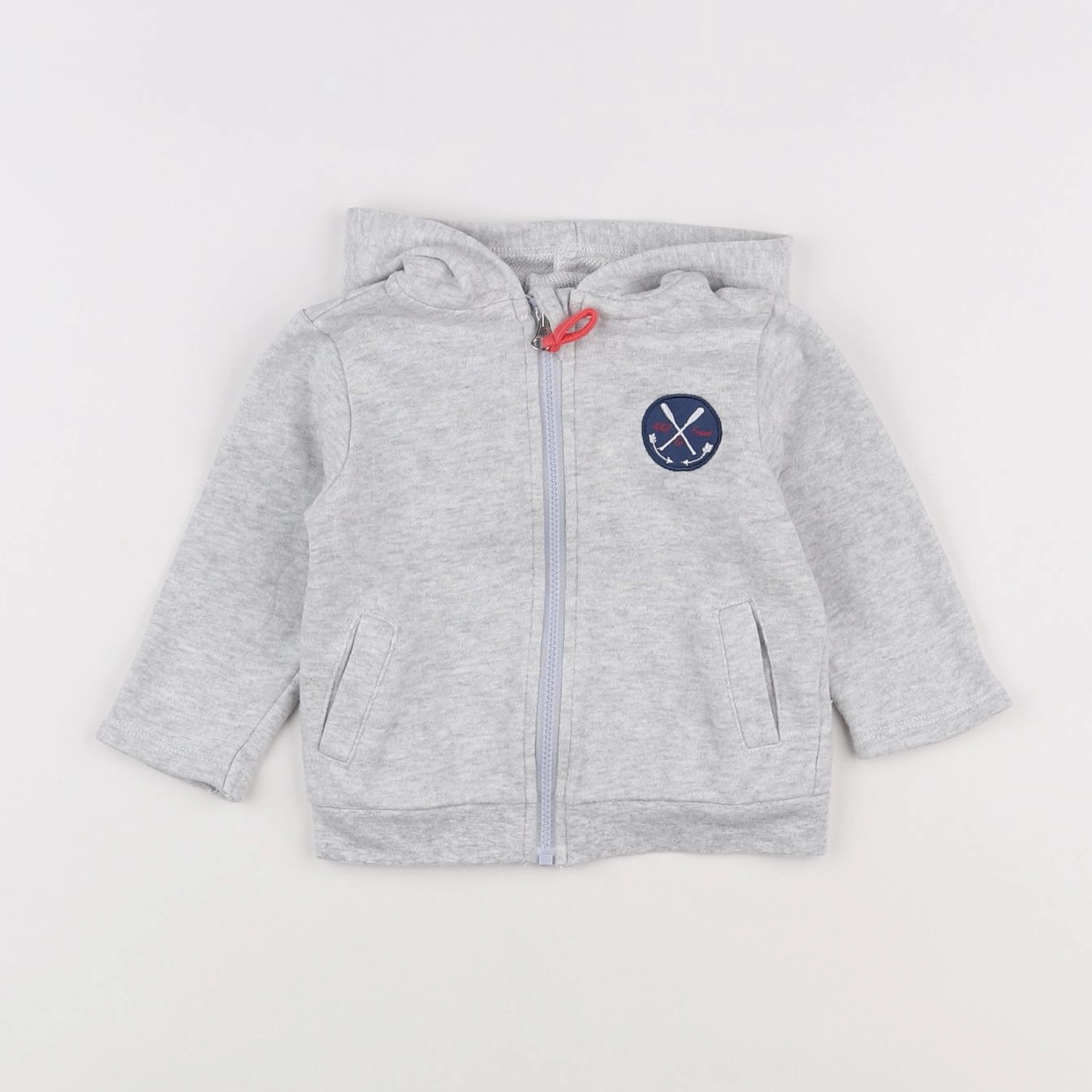 Noukie's - sweat gris - 6 mois