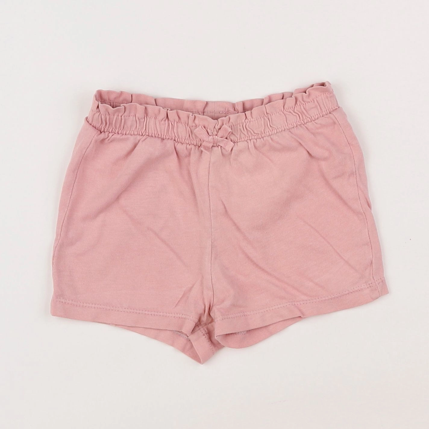 H&M - short rose - 6/9 mois