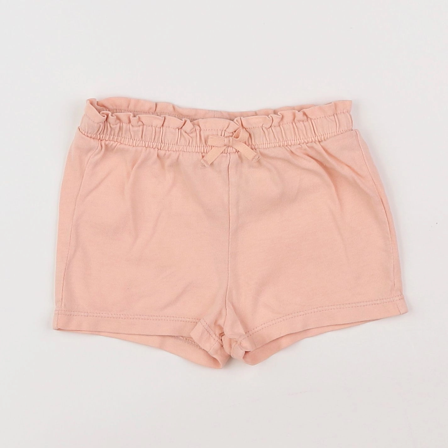 H&M - short rose - 6/9 mois