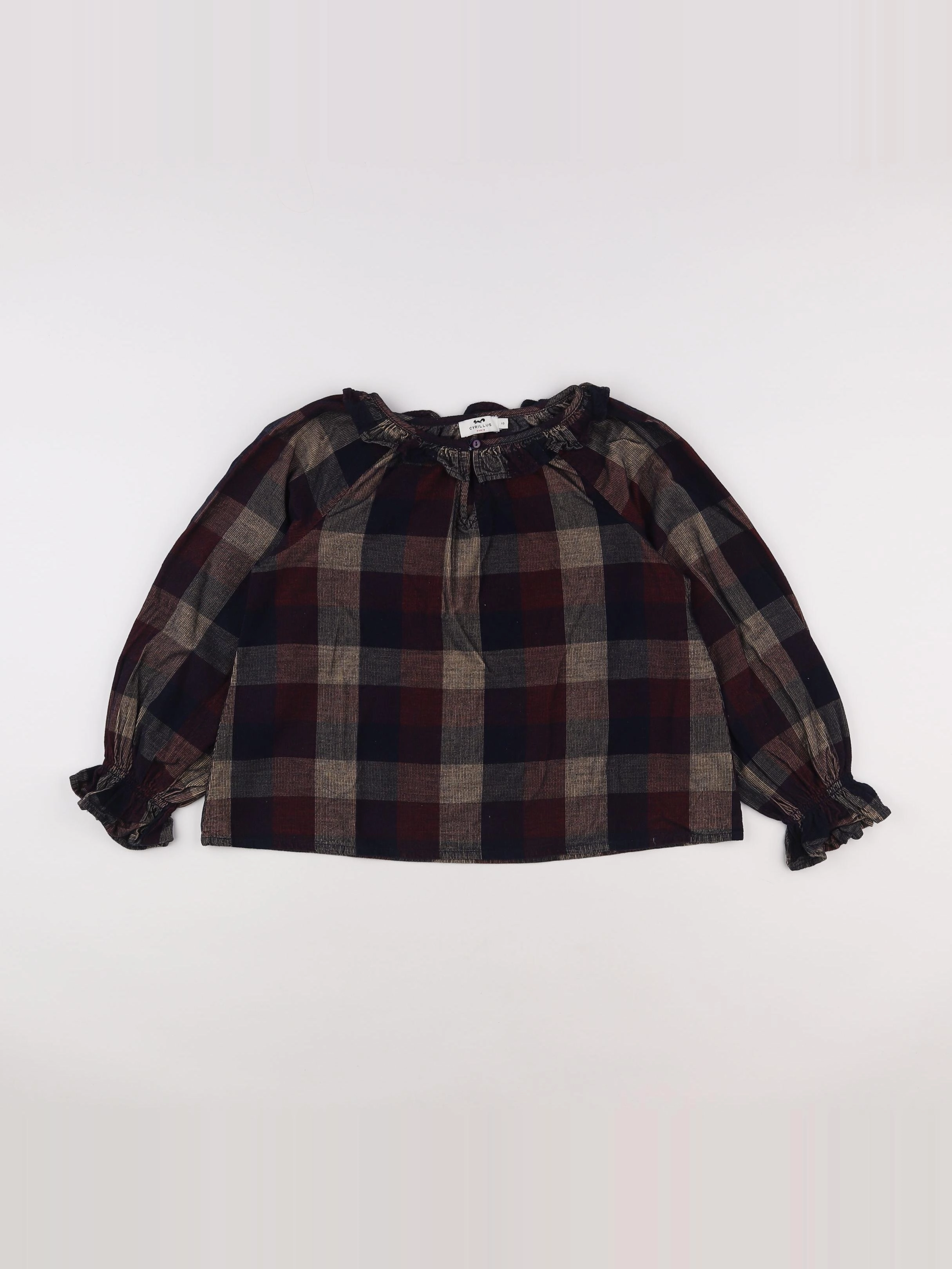 Cyrillus - blouse bleu - 10 ans