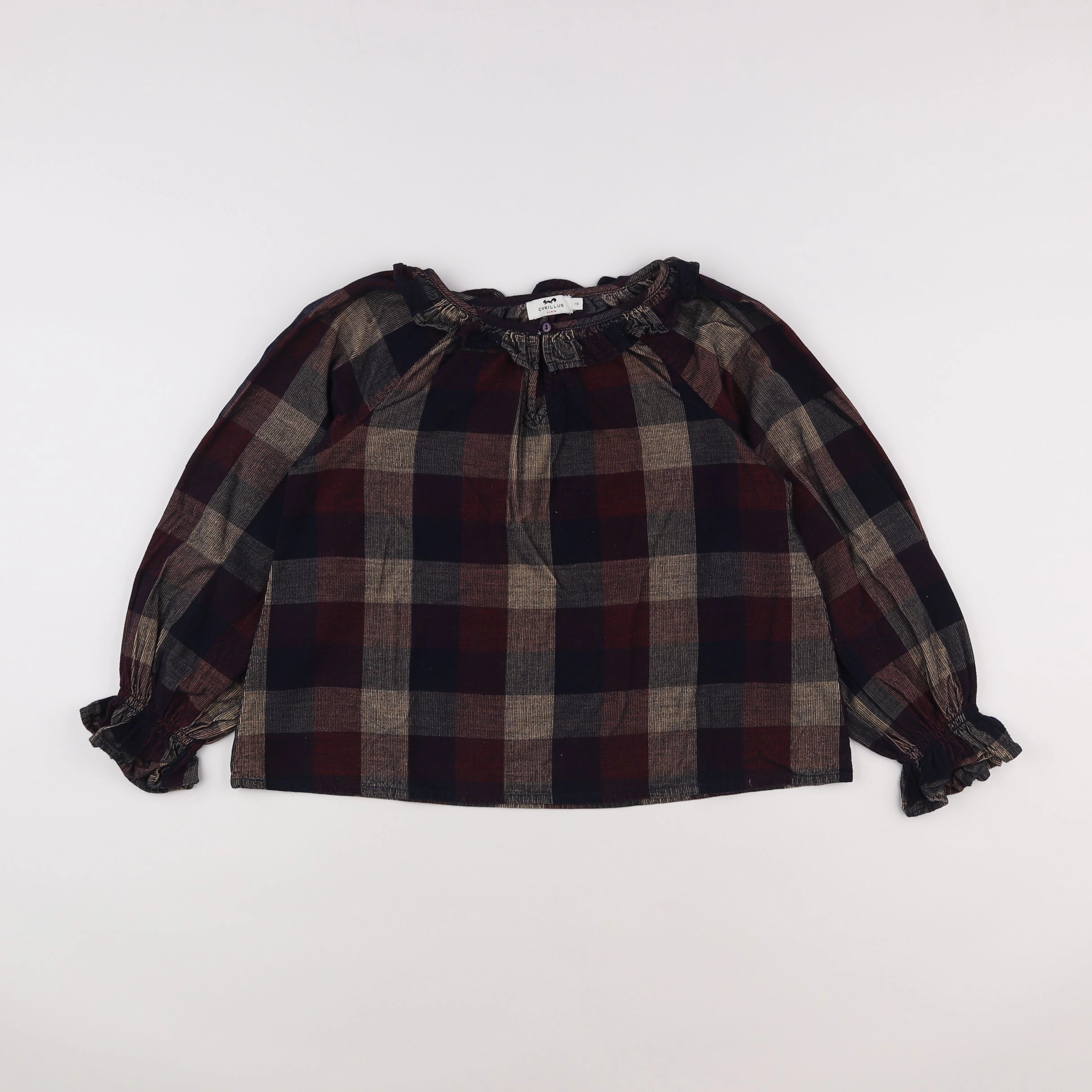 Cyrillus - blouse bleu - 10 ans