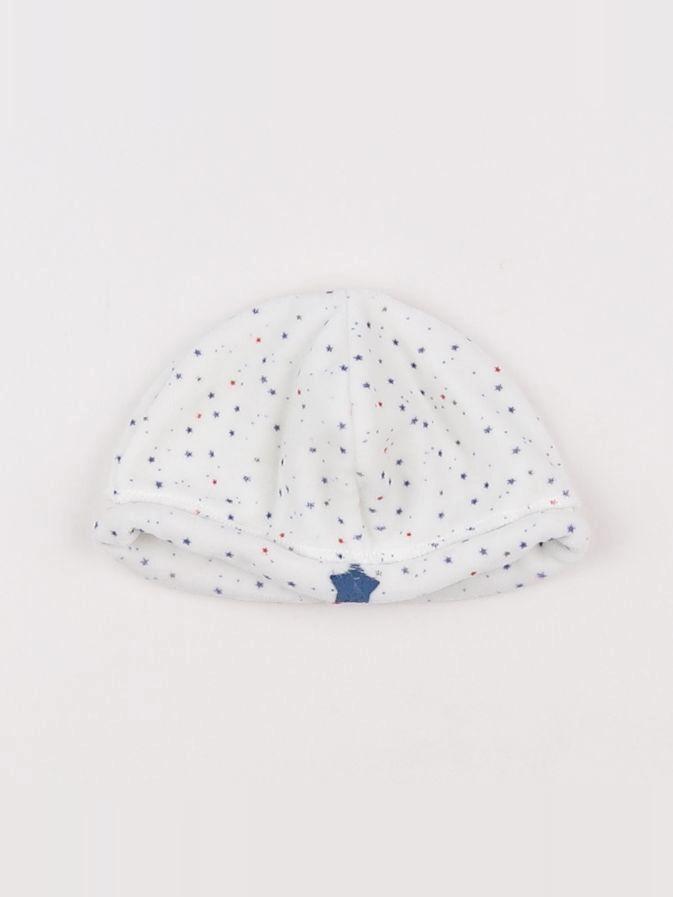 Petit Bateau - bonnet blanc, multicolore - 3 mois