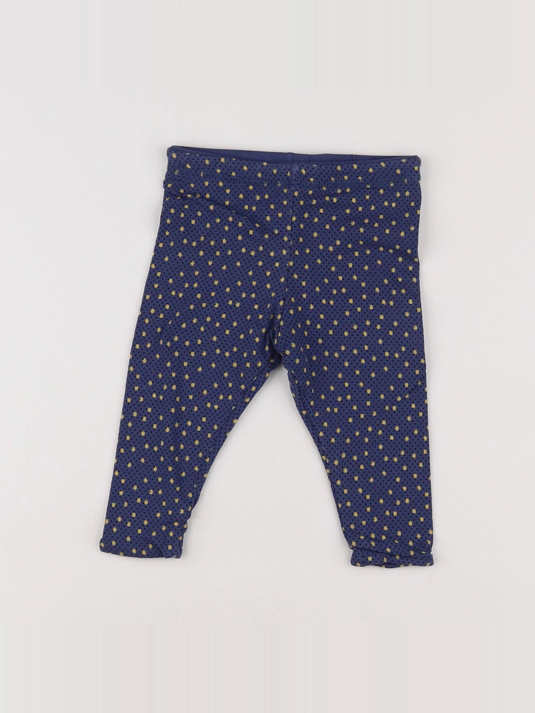 Catimini - legging bleu, jaune - 6 mois