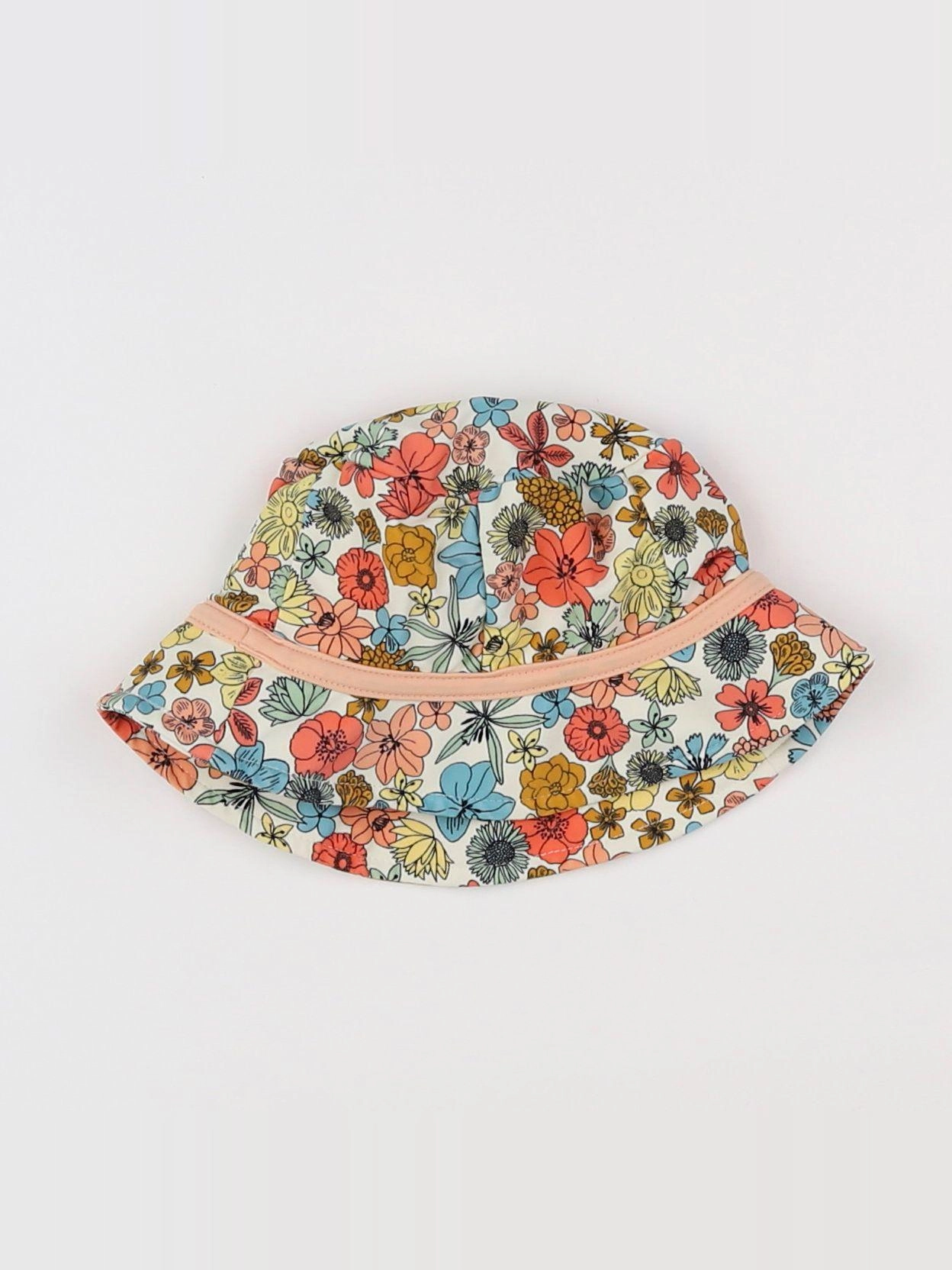 Vertbaudet - chapeau de bain multicolore - 12 mois