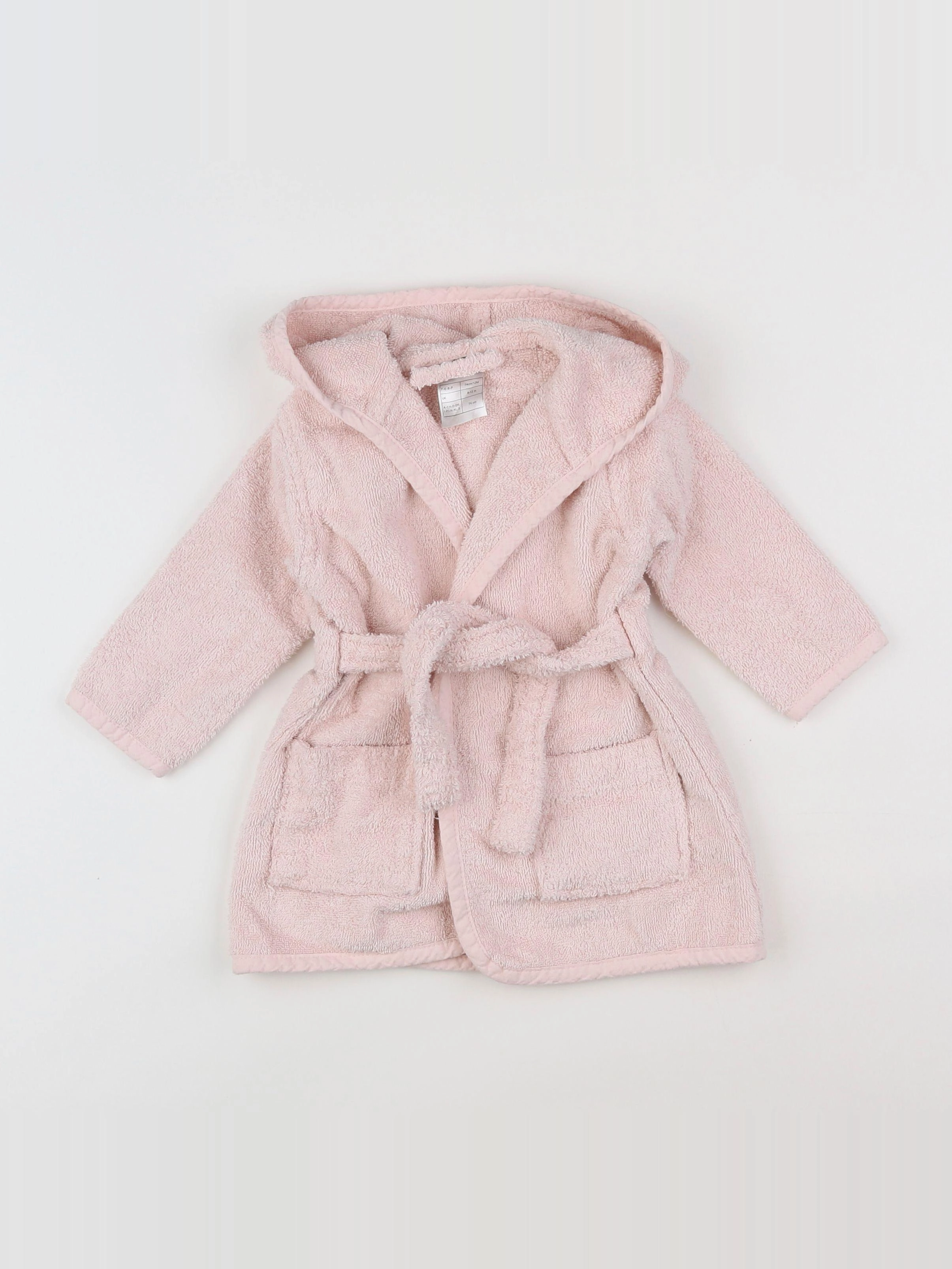 Vertbaudet - peignoir rose - 9/12m