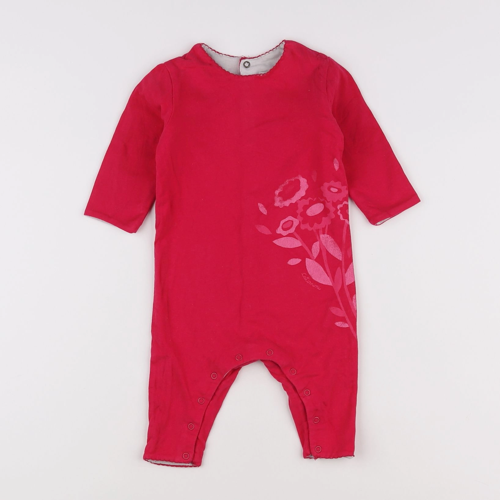 Catimini - pyjama coton rose - 9 mois