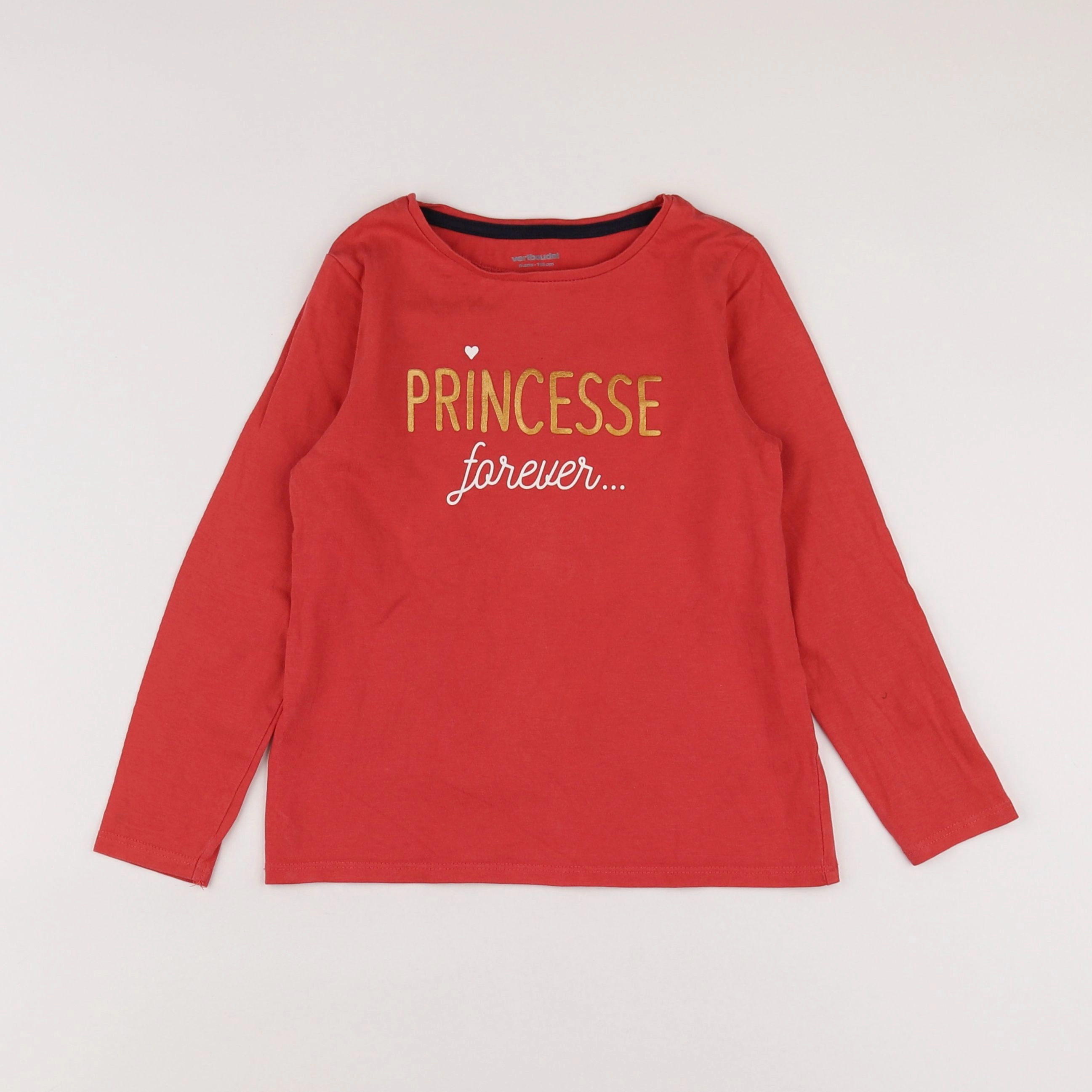 Vertbaudet - tee-shirt rose - 6 ans