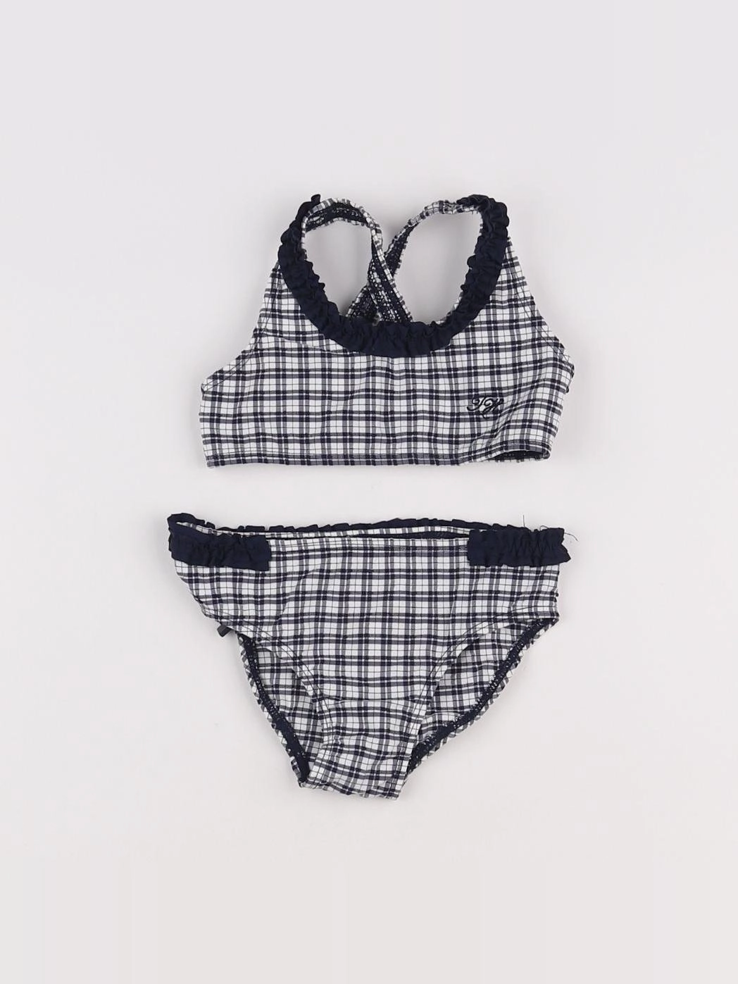 Tommy Hilfiger - maillot de bain noir, blanc (état neuf) - 6/9 mois