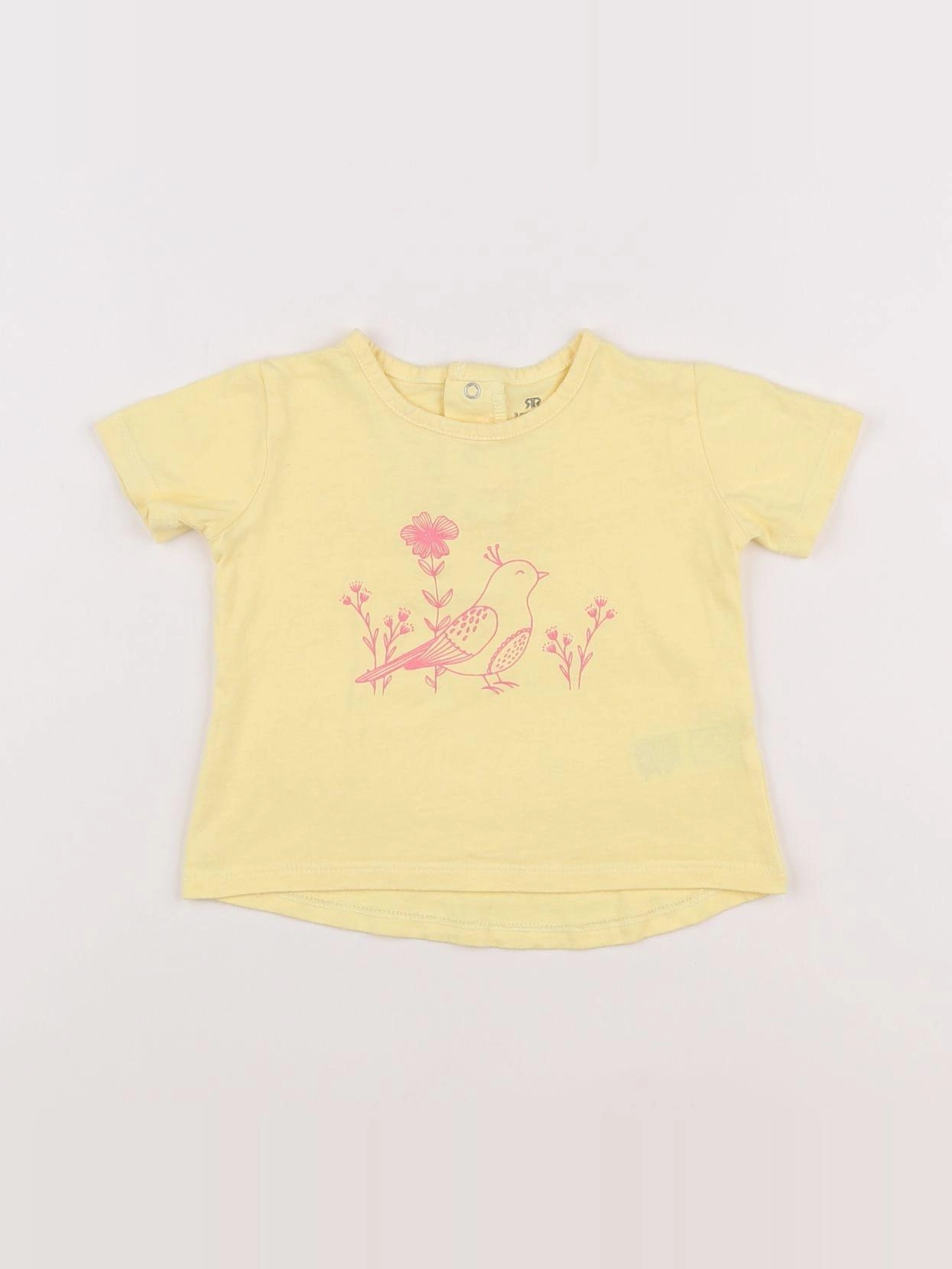 La Redoute - tee-shirt jaune - 9 mois