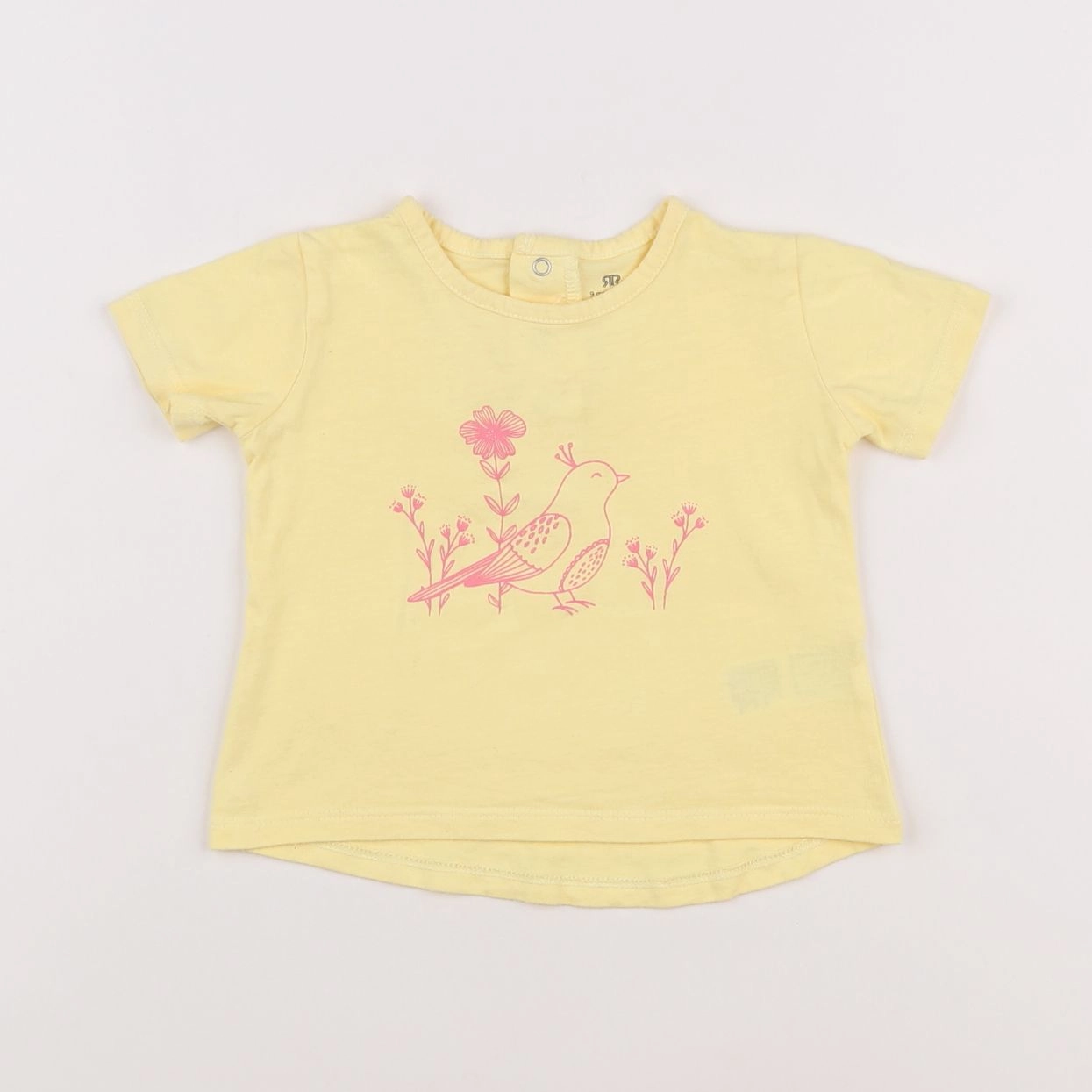 La Redoute - tee-shirt jaune - 9 mois