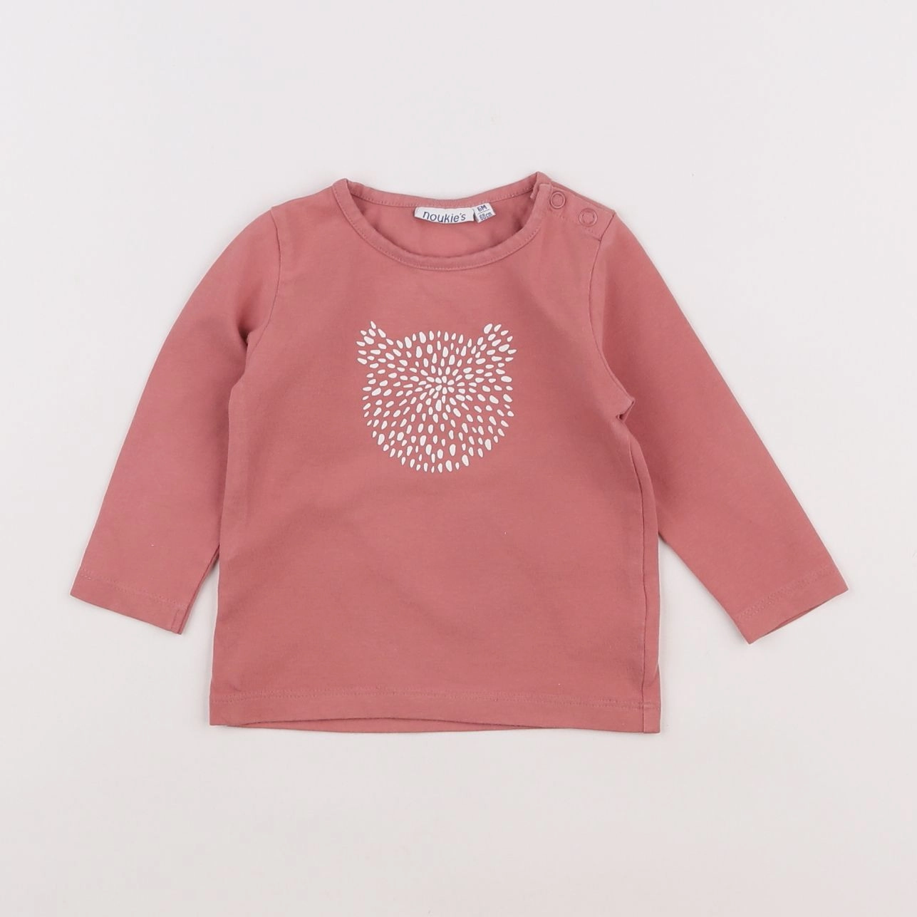 Noukie's - tee-shirt rose - 6 mois