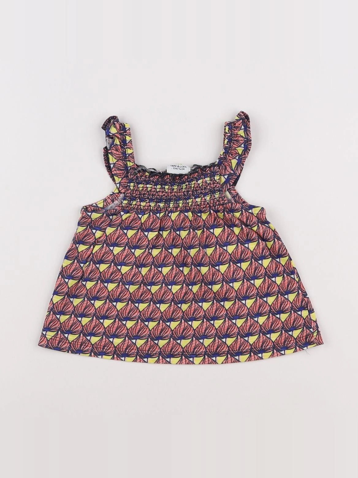 Tape à l'oeil - blouse multicolore - 12 mois