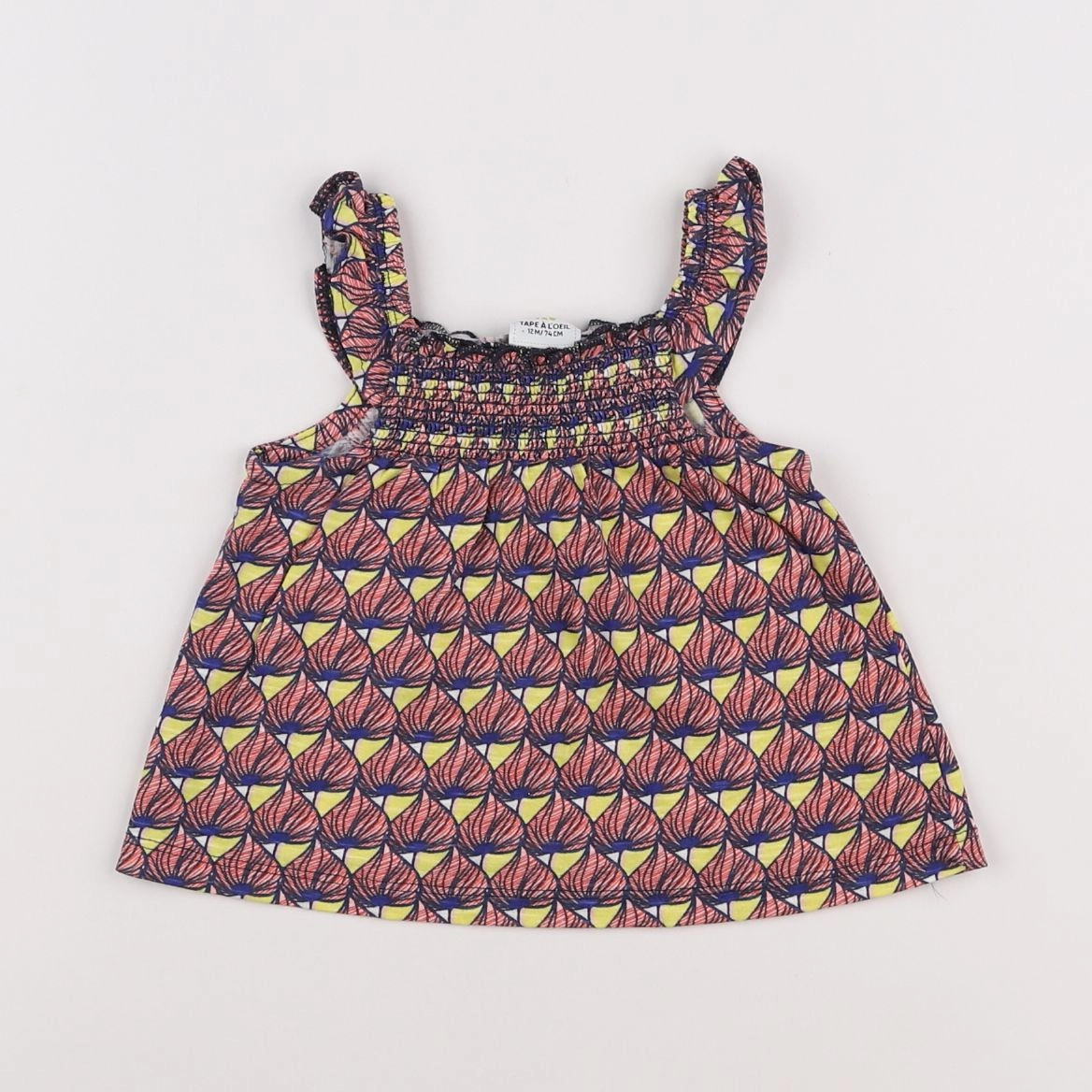 Tape à l'oeil - blouse multicolore - 12 mois