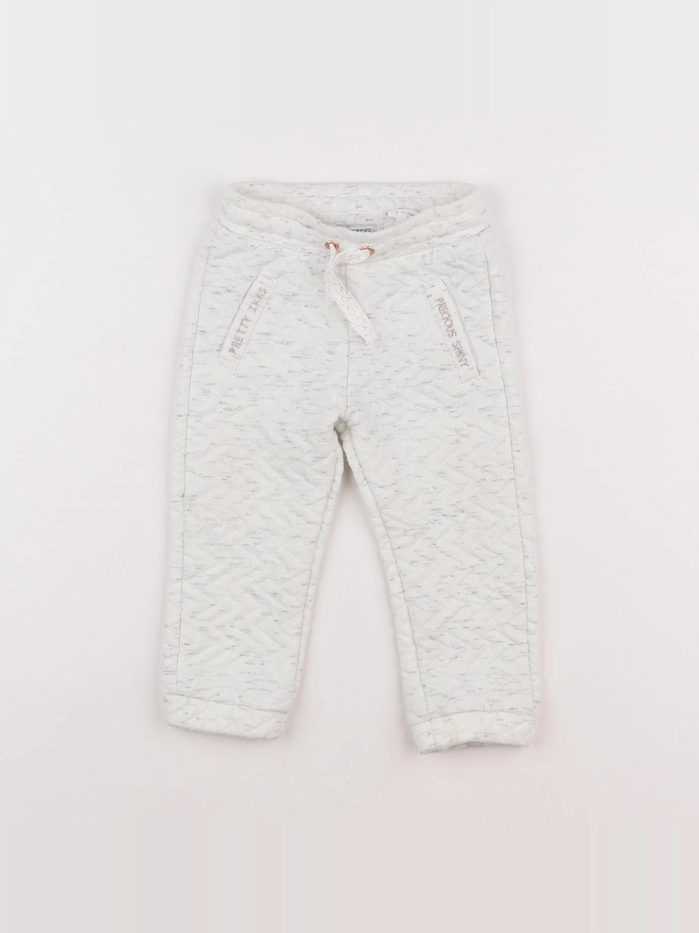 IKKS - jogging blanc, gris - 12 mois