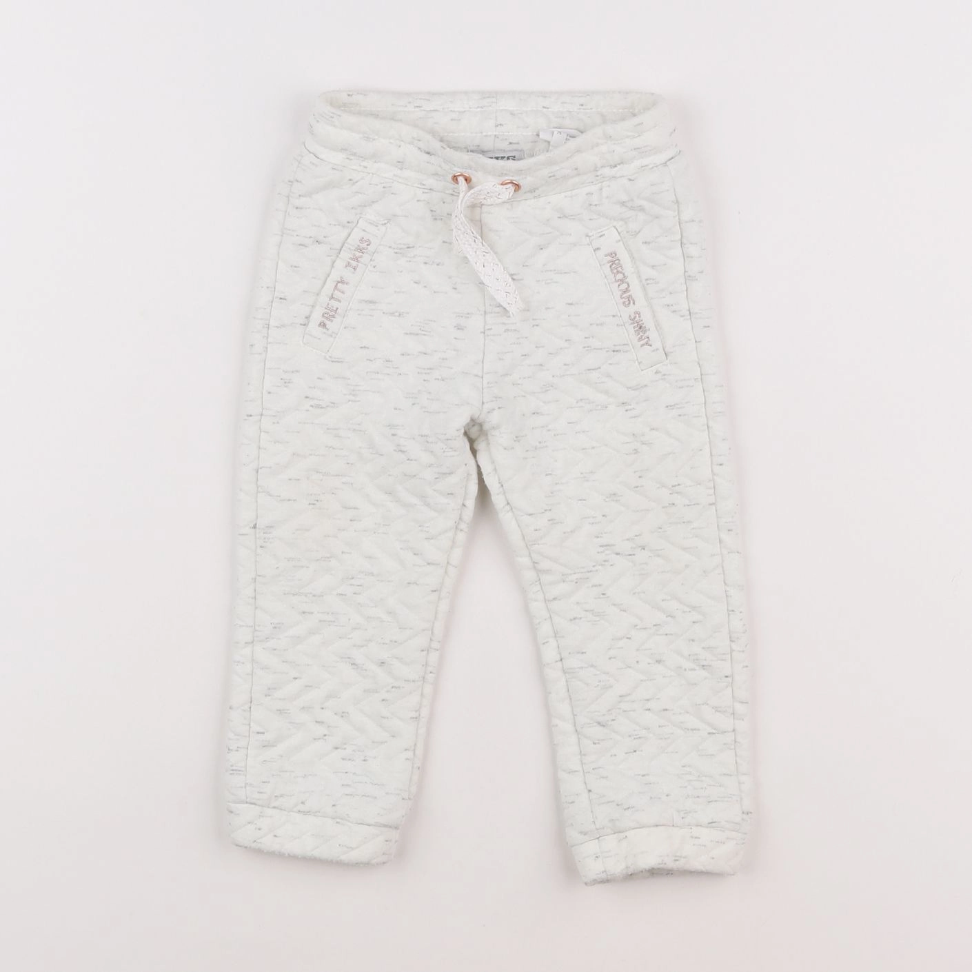 IKKS - jogging blanc, gris - 12 mois