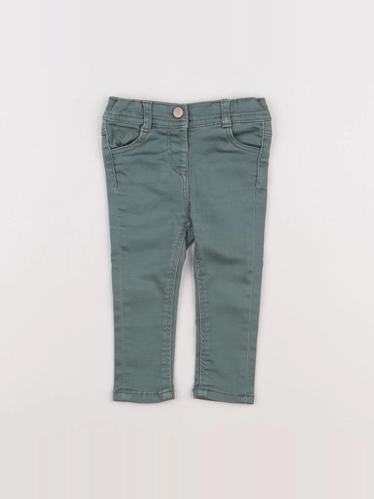 Tape à l'oeil - pantalon vert - 9 mois