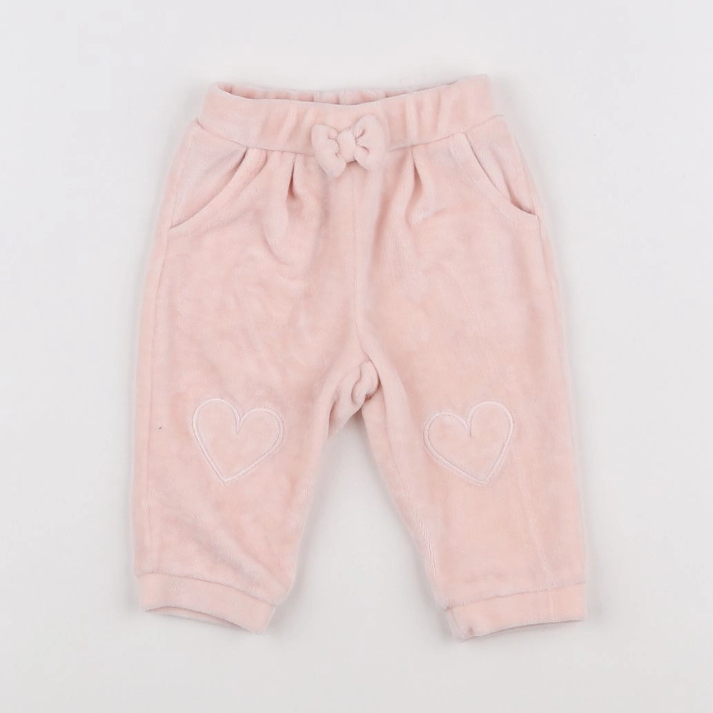 Vertbaudet - pantalon rose - 3 mois
